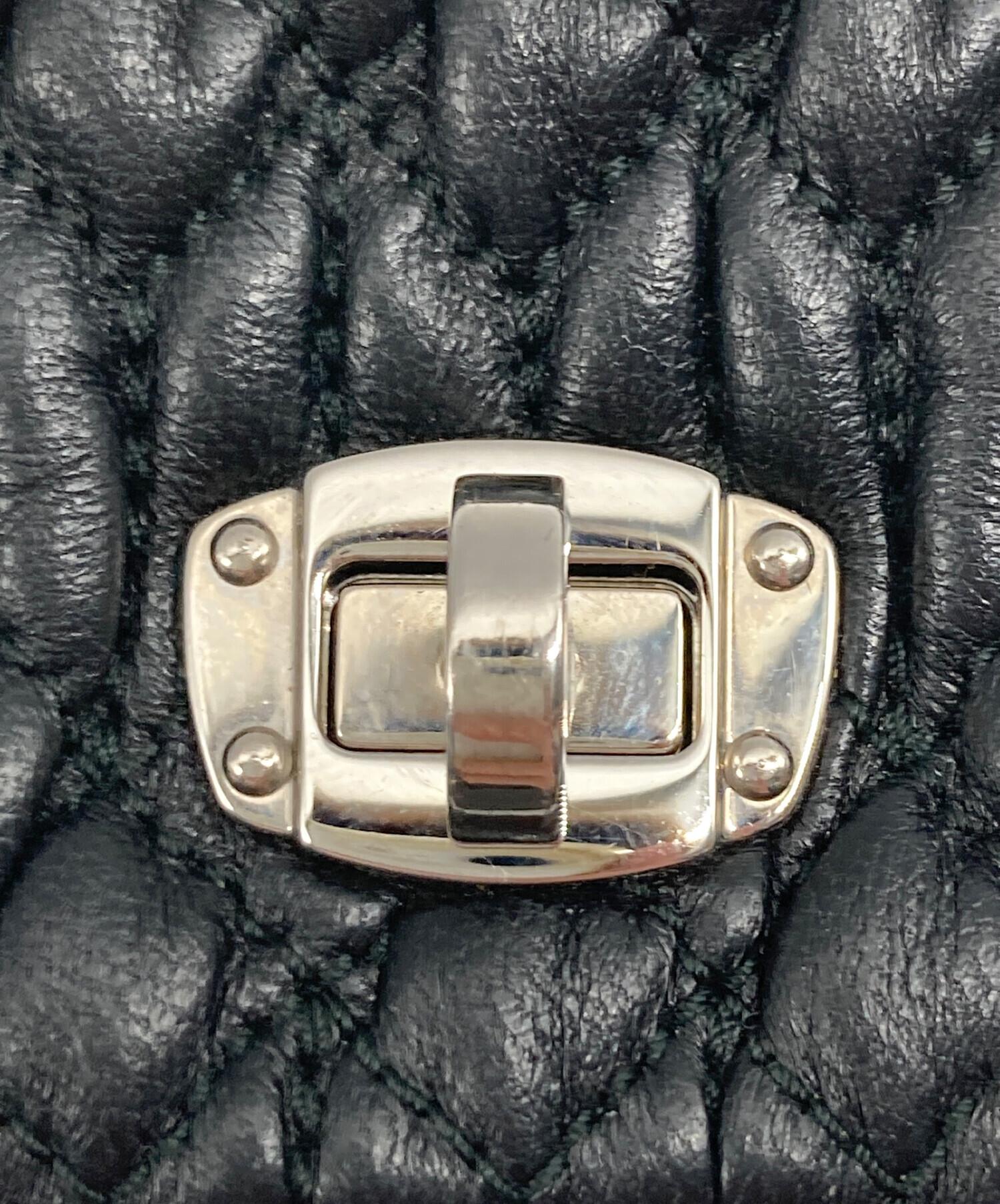中古・古着通販】MIU MIU (ミュウミュウ) NAPPACRYSTAL マイクロミニ 