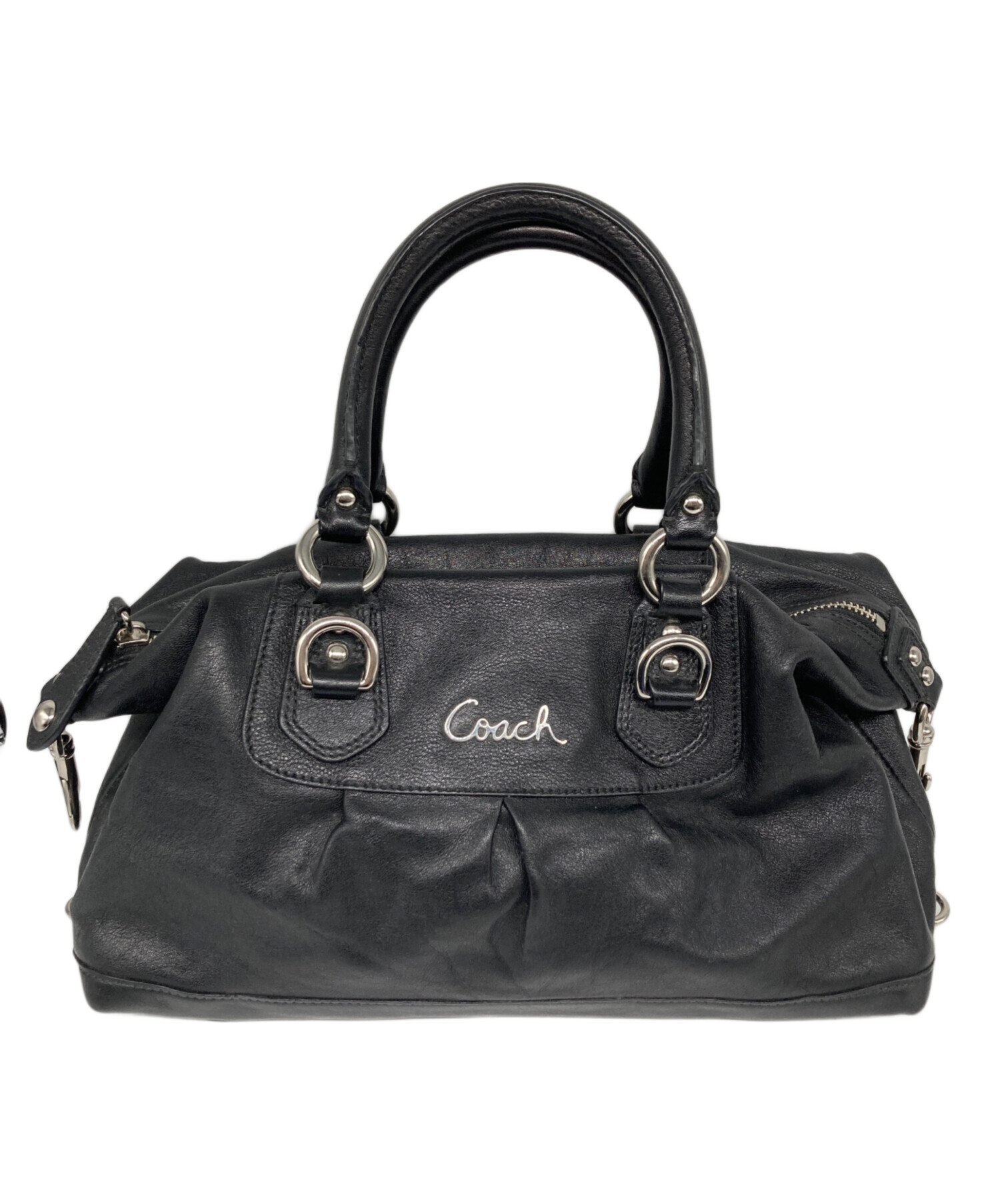 未使用に近い＊コーチ プレーリー サッチェル ハンドバッグ 2way ブラック 極美品】COACH コーチ プレーリー サッチェル 2way ハンドバッグ