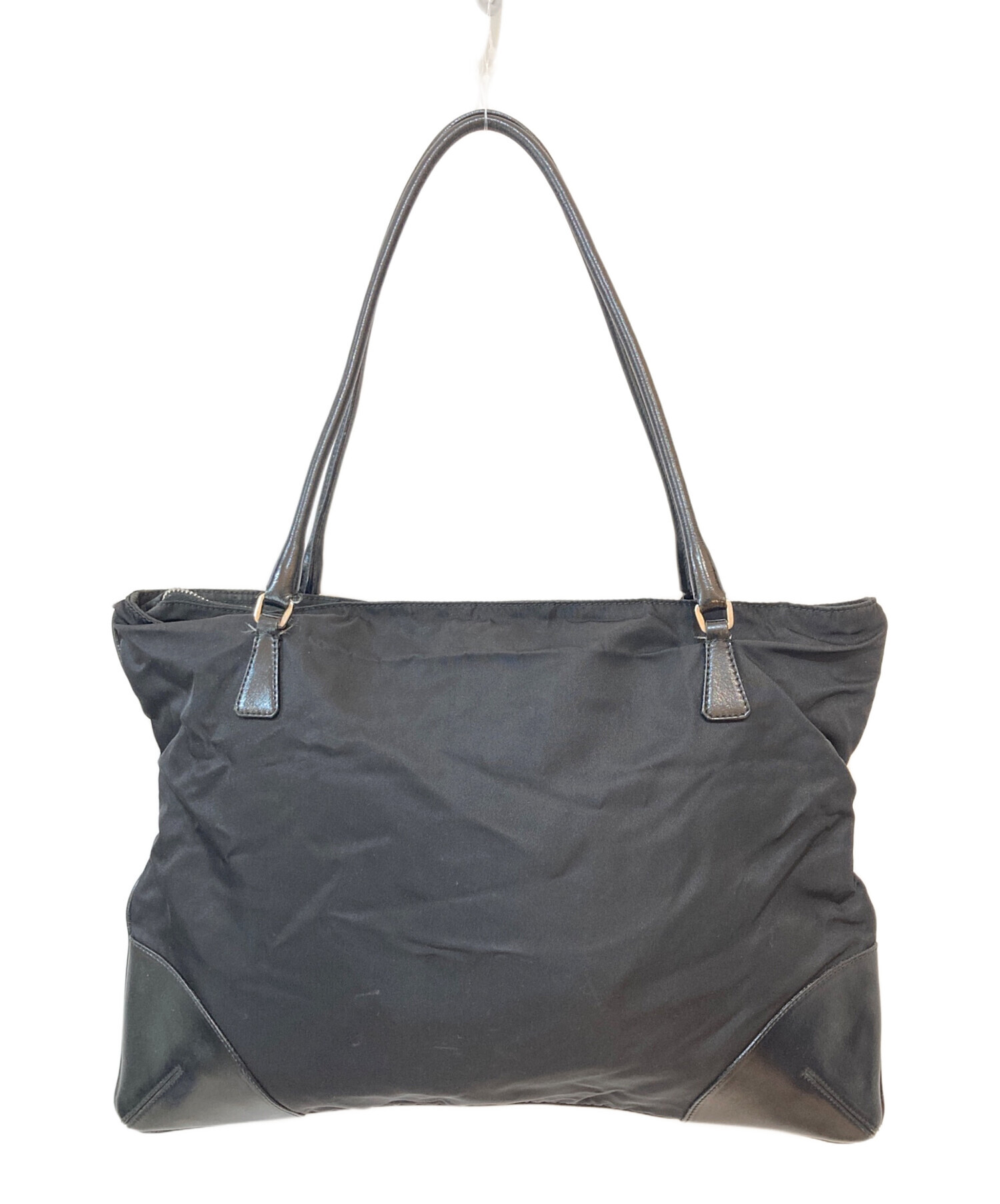 中古・古着通販】PRADA (プラダ) ナイロン×レザー トートバッグ 