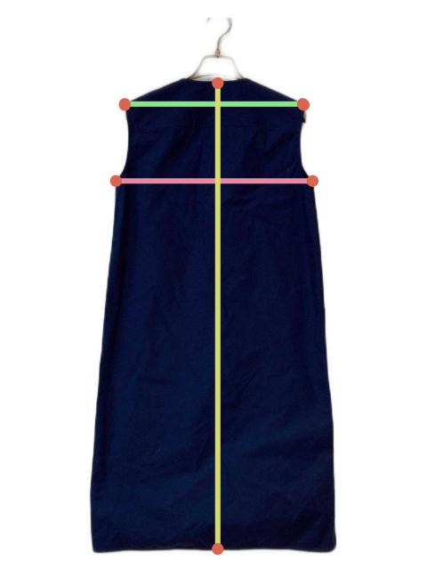 CELINE セリーヌ　ノースリーブワンピース　紺色 中古・古着通販】CELINE (セリーヌ) フィービー期 ノースリーブ