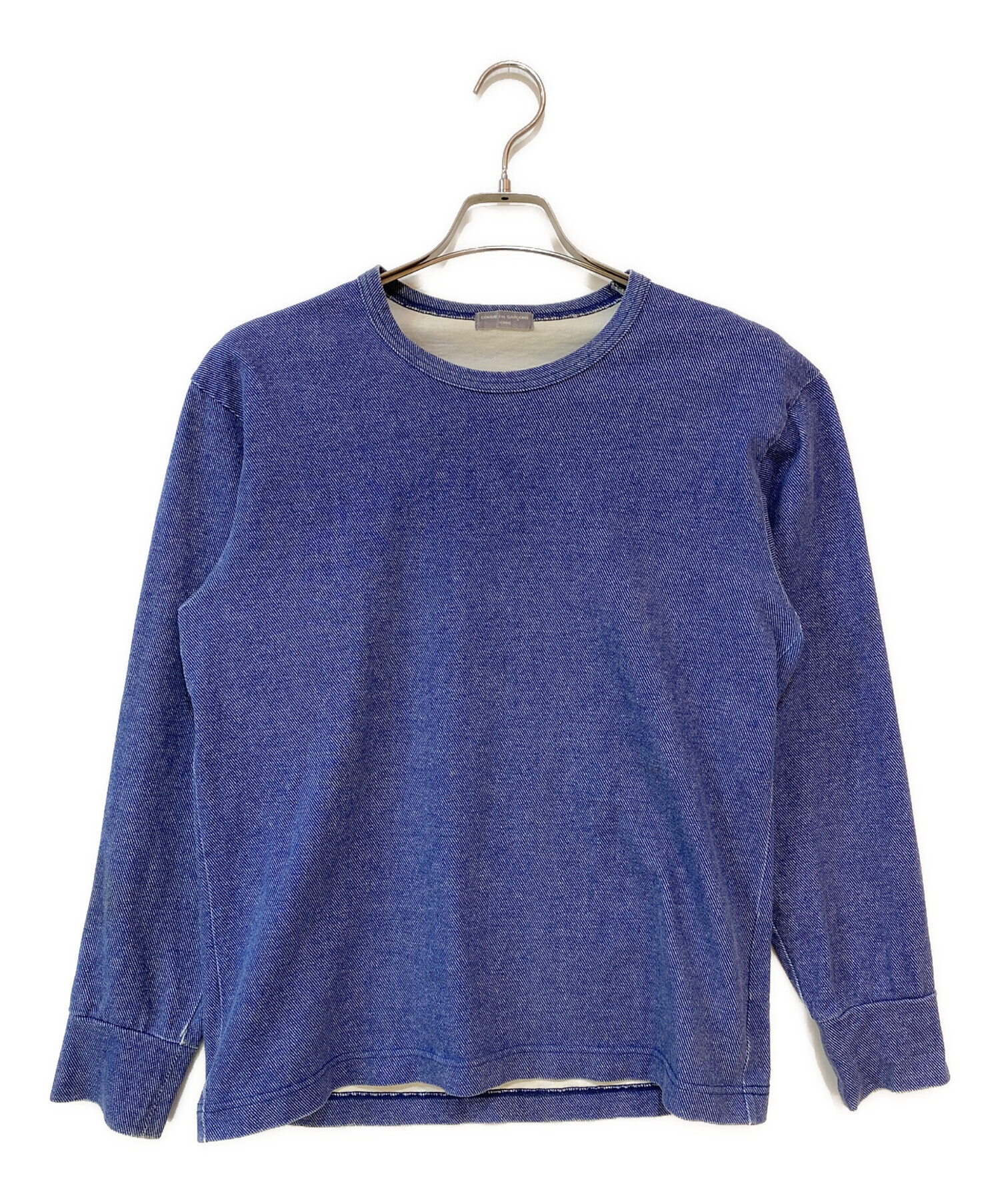 COMME des GARÇONS Hommeブルー 長袖カットソー S 中古・古着通販】COMME des GARCONS HOMME (コムデギャルソン オム