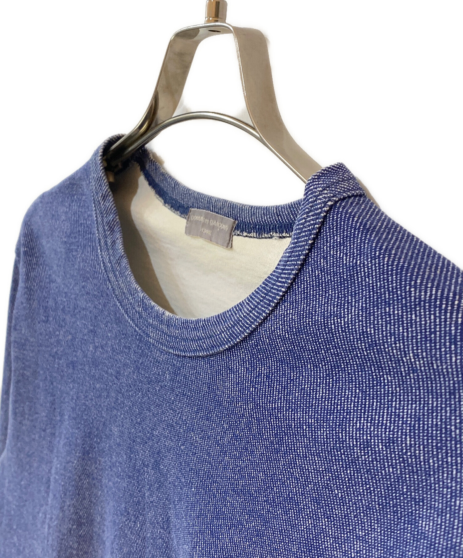 COMME des GARÇONS Hommeブルー 長袖カットソー S 中古・古着通販】COMME des GARCONS HOMME (コムデギャルソン オム