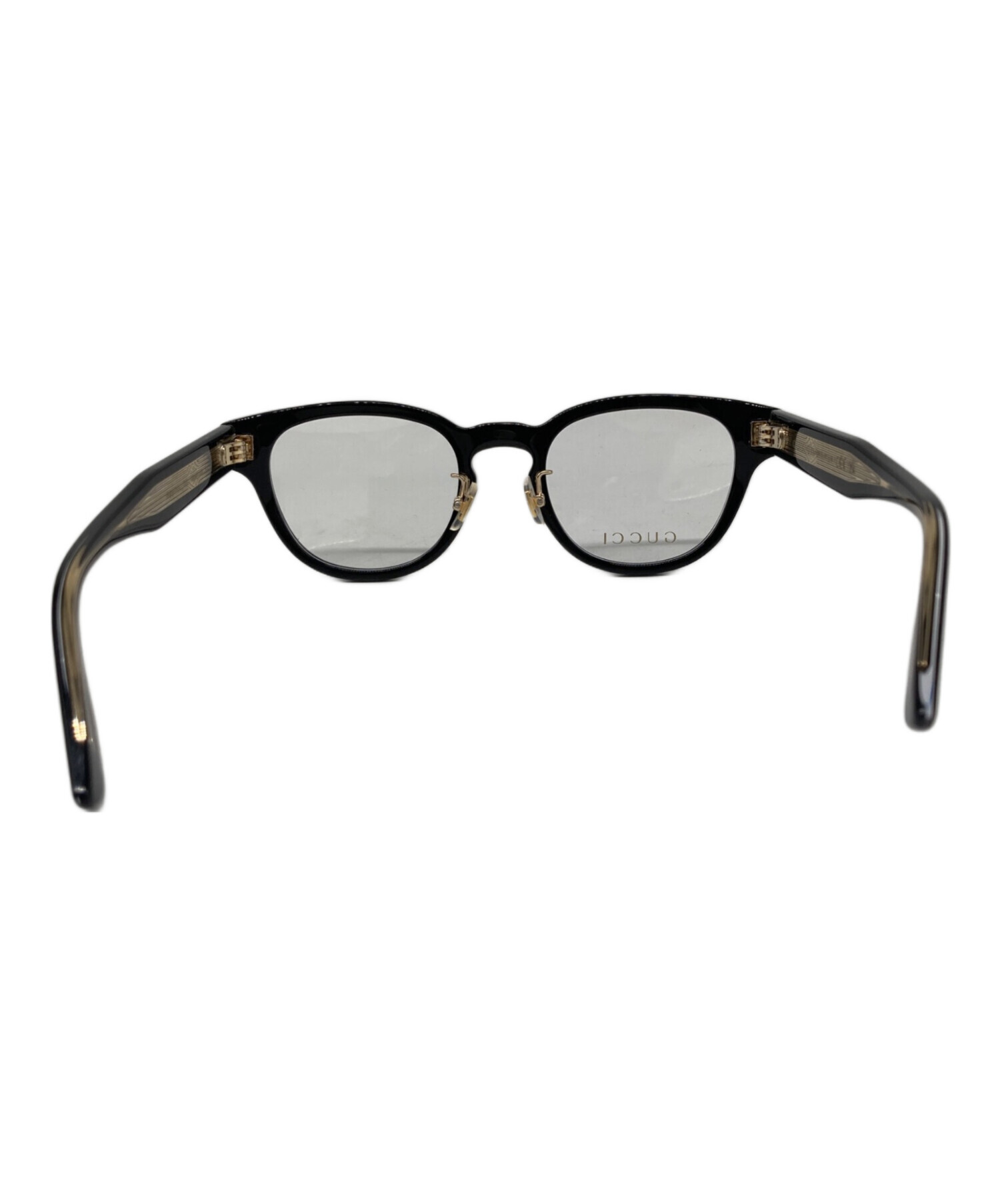 人気GUCCIグッチ ウェリントン眼鏡 イタリア製 ユニセックス ブラック GUCCI（グッチ） サングラス GG1238S メンズ ウェリントン型 ロゴ セル