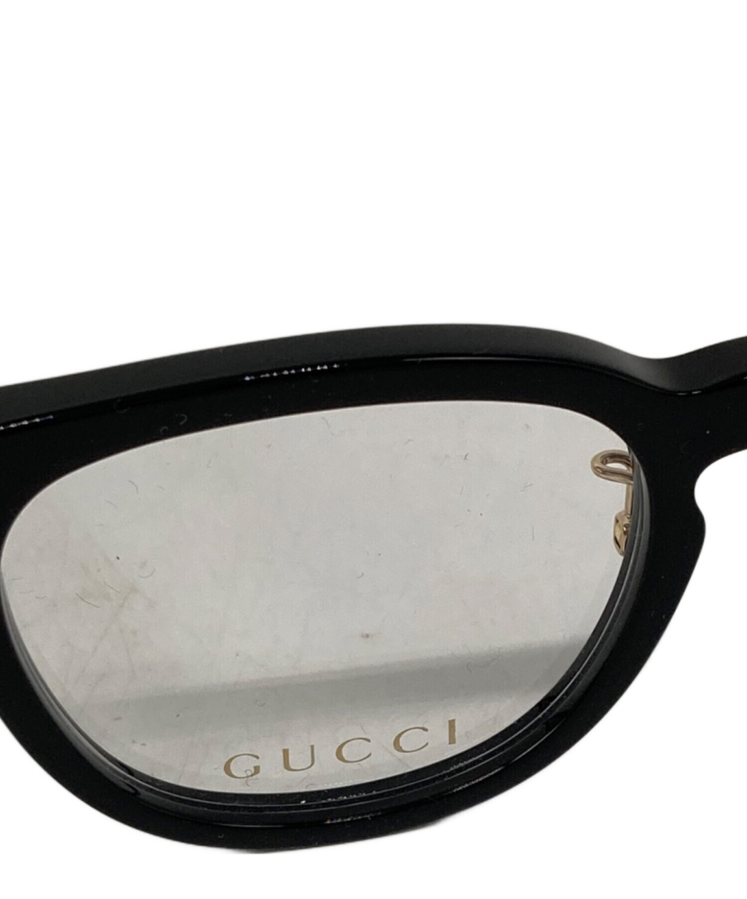 人気GUCCIグッチ ウェリントン眼鏡 イタリア製 ユニセックス ブラック GUCCI（グッチ） サングラス GG1238S メンズ ウェリントン型 ロゴ セル