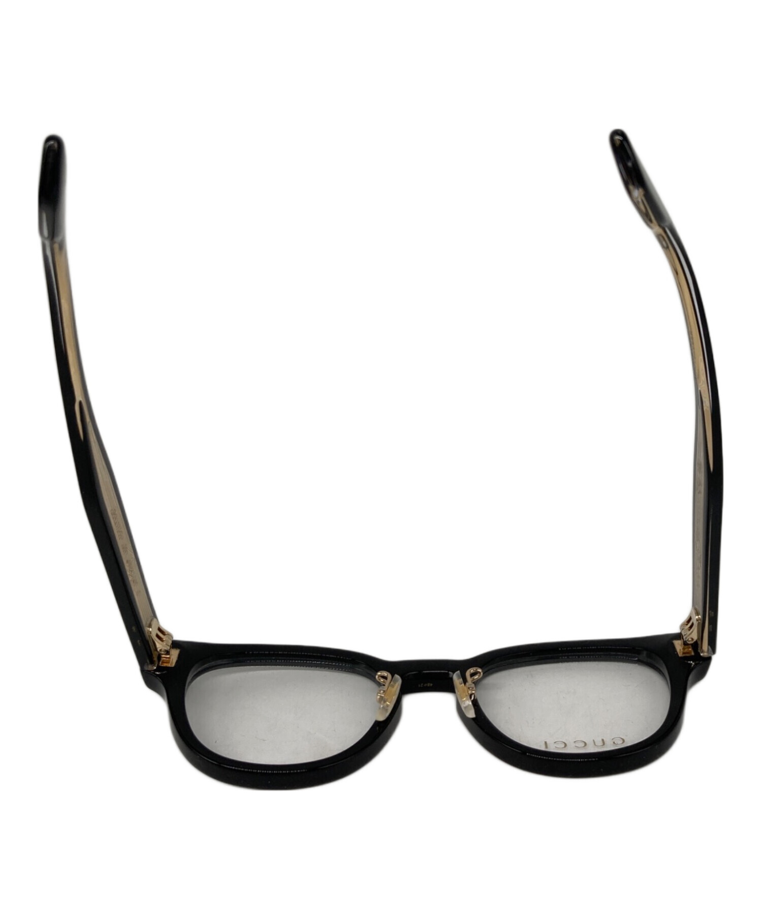 中古・古着通販】GUCCI (グッチ) ウェリントン 眼鏡 ブラック サイズ