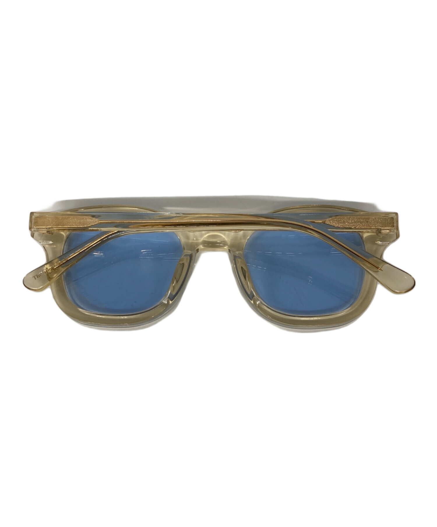 The Silent Soul ブルーレンズサングラス 中古・古着通販】The Silent Soul TSS SQUARE YELLOW CLEAR FRAME