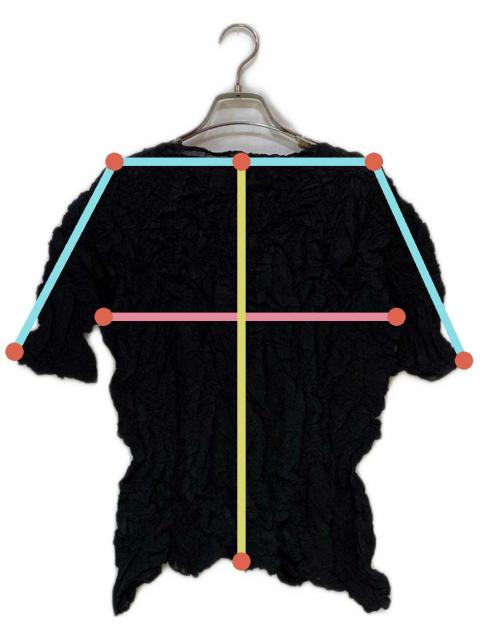 中古・古着通販】ISSEY MIYAKE (イッセイミヤケ) シワ加工トップス
