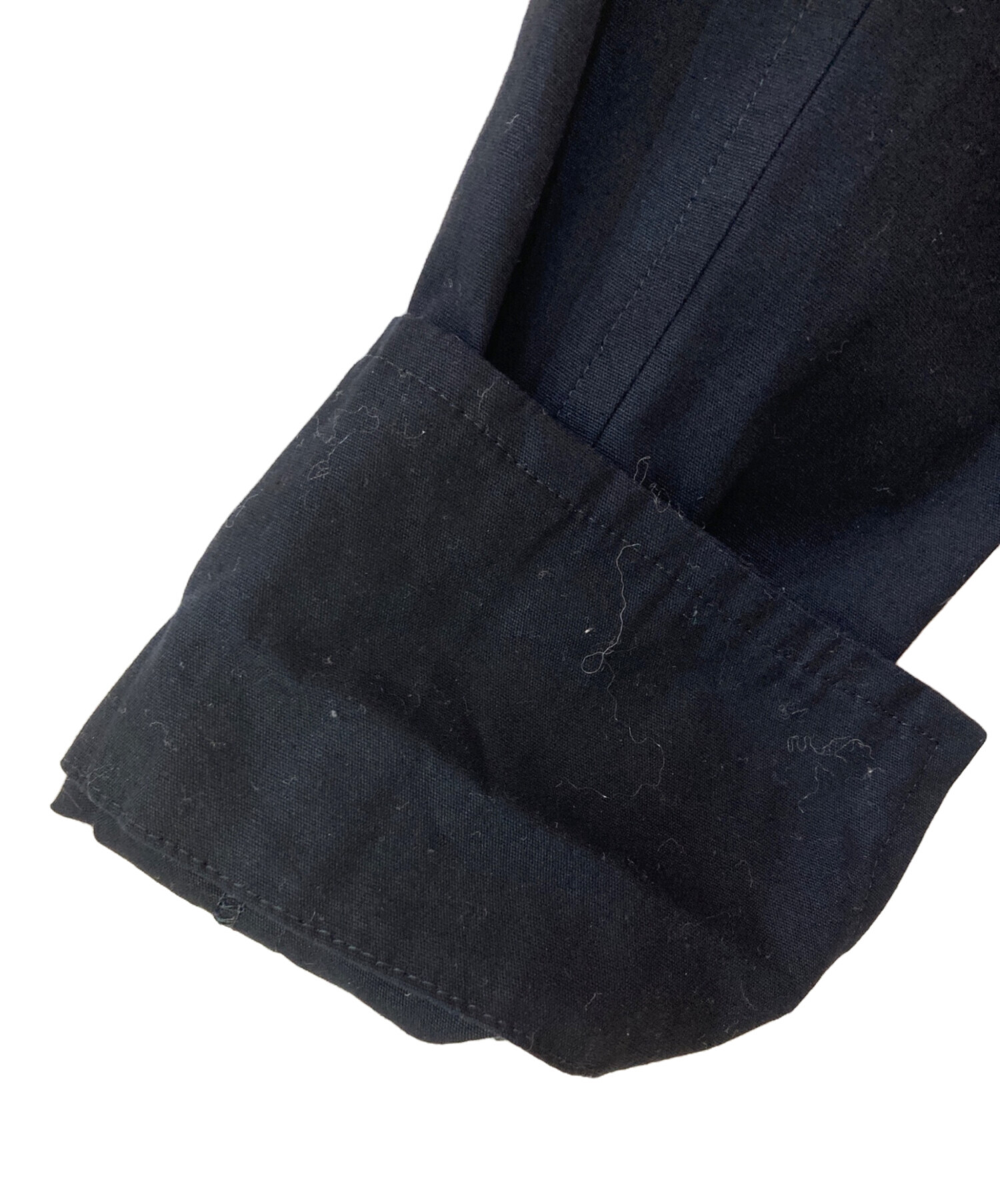 中古・古着通販】Y's (ワイズ) コットンテーラードジャケット ブラック