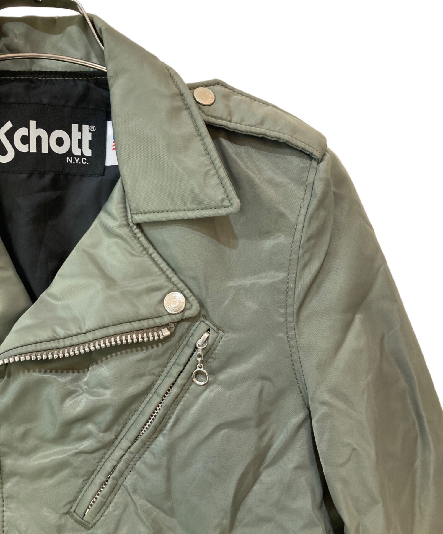 中古・古着通販】Schott (ショット) ナイロンダブルライダース