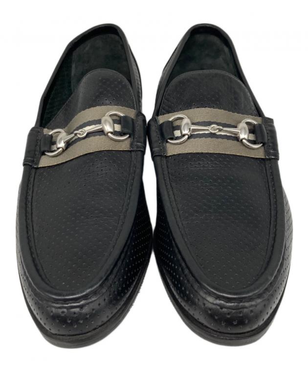中古・古着通販】GUCCI (グッチ) パンチングレザーホースビット