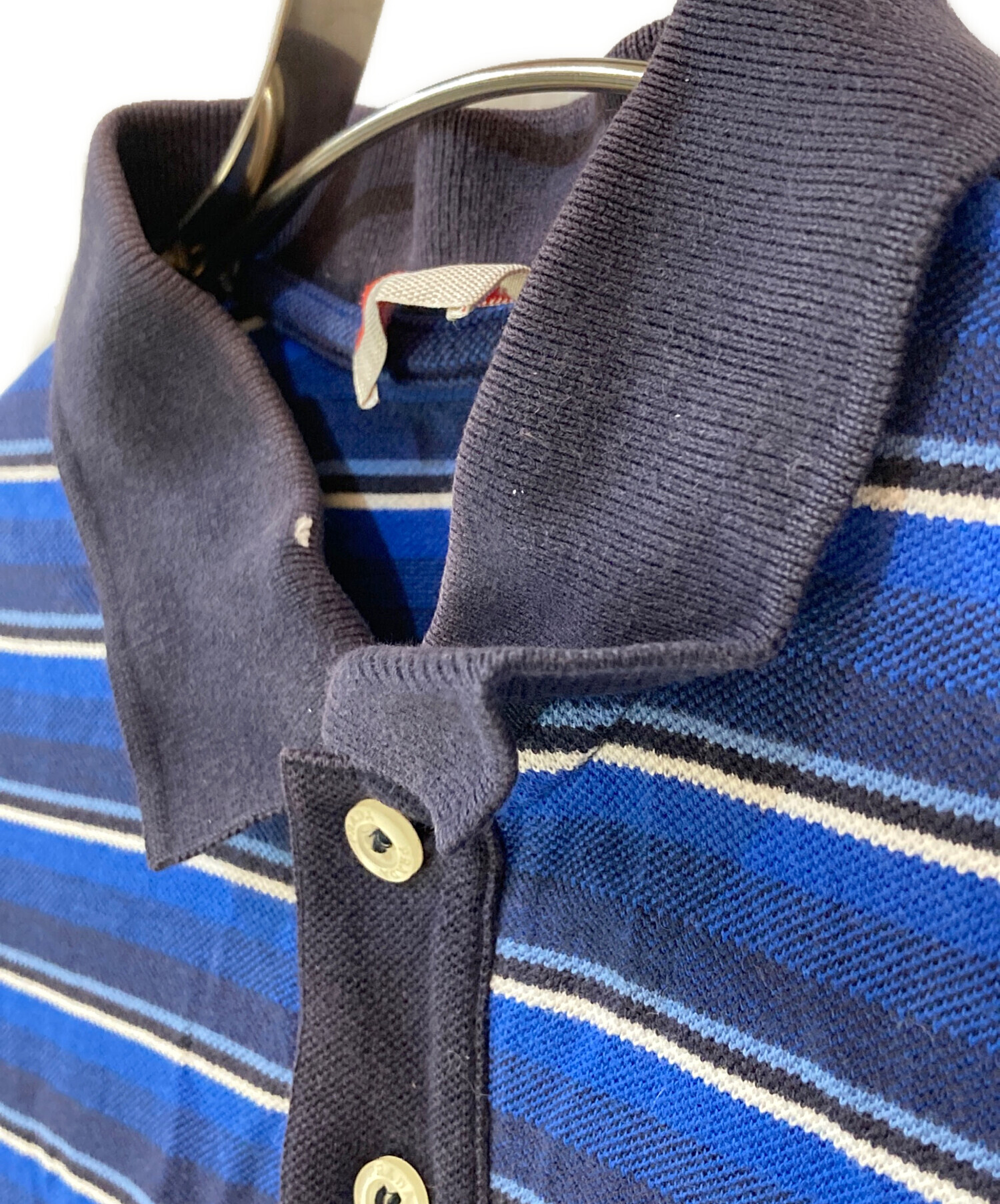 中古・古着通販】PRADA SPORTS (プラダスポーツ) ボーダーポロシャツ