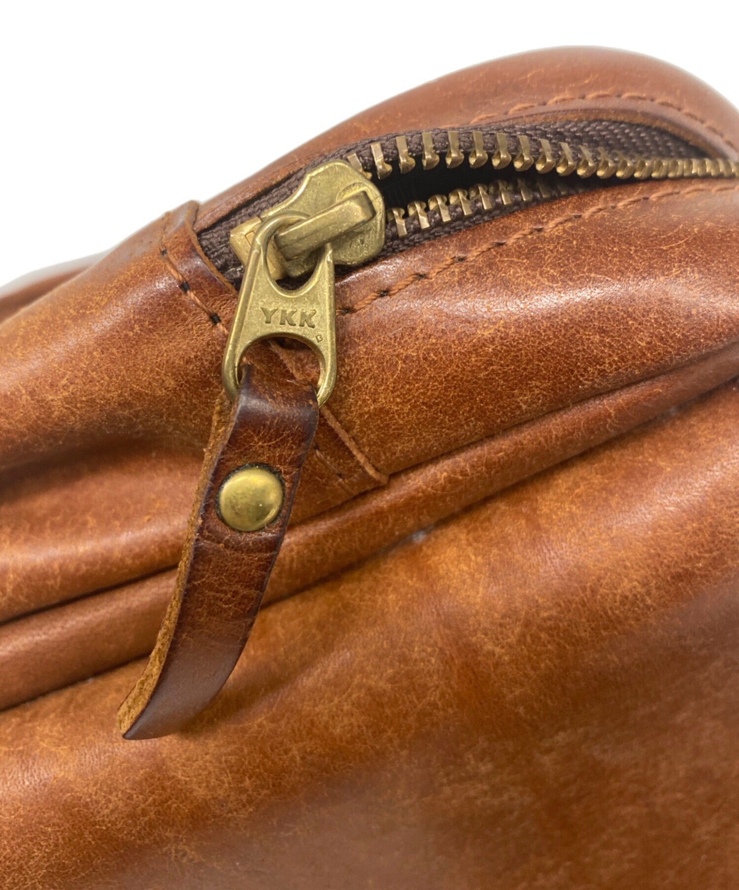 美品✨ RYU リュウ ボディバッグ ショルダーバッグ ブラウン レザー 中古・古着通販】RYU (リュウ) SQUARE BODY BAG レザーボディバッグ