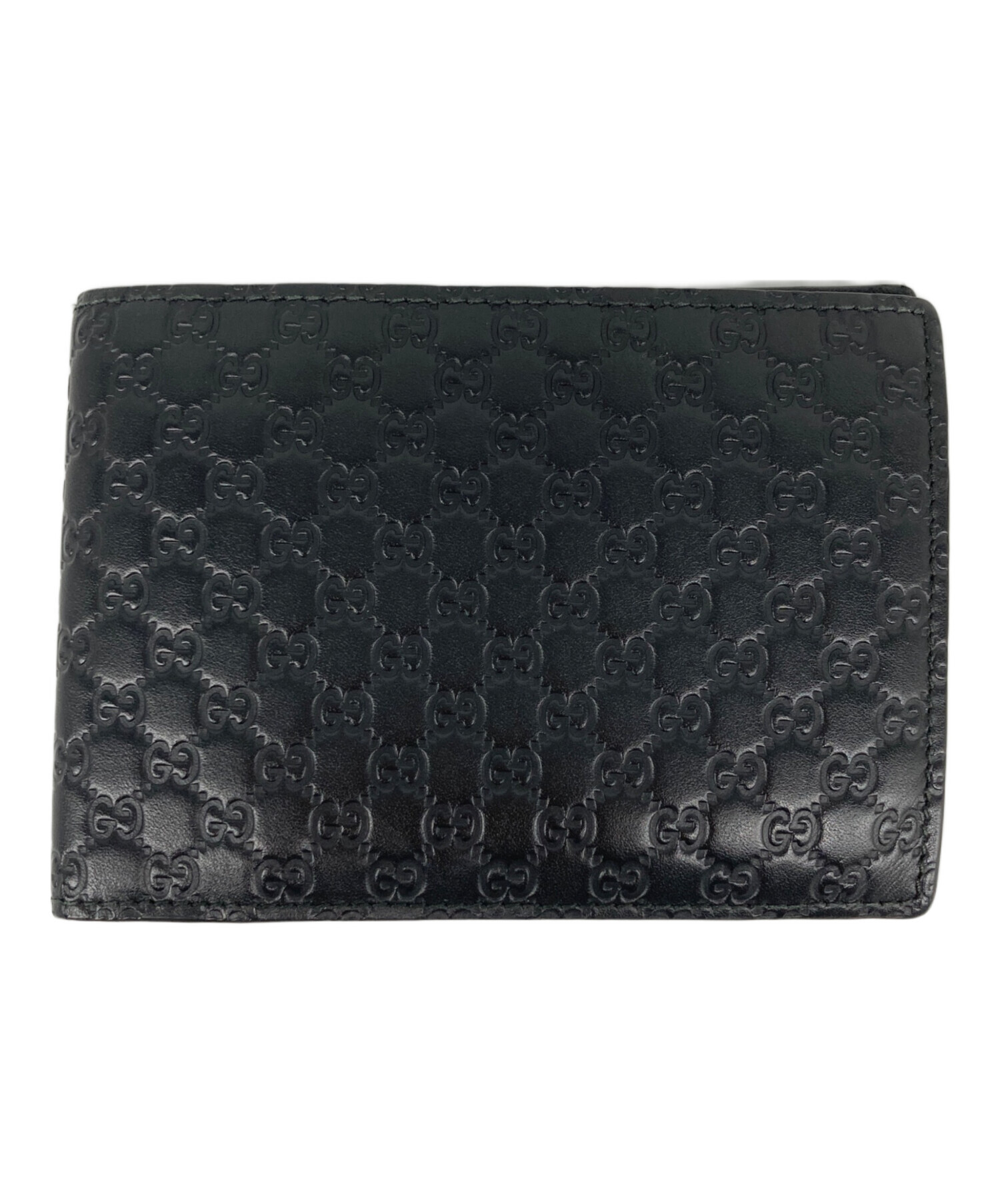 中古・古着通販】GUCCI (グッチ) マイクログッチシマ 2つ折り財布