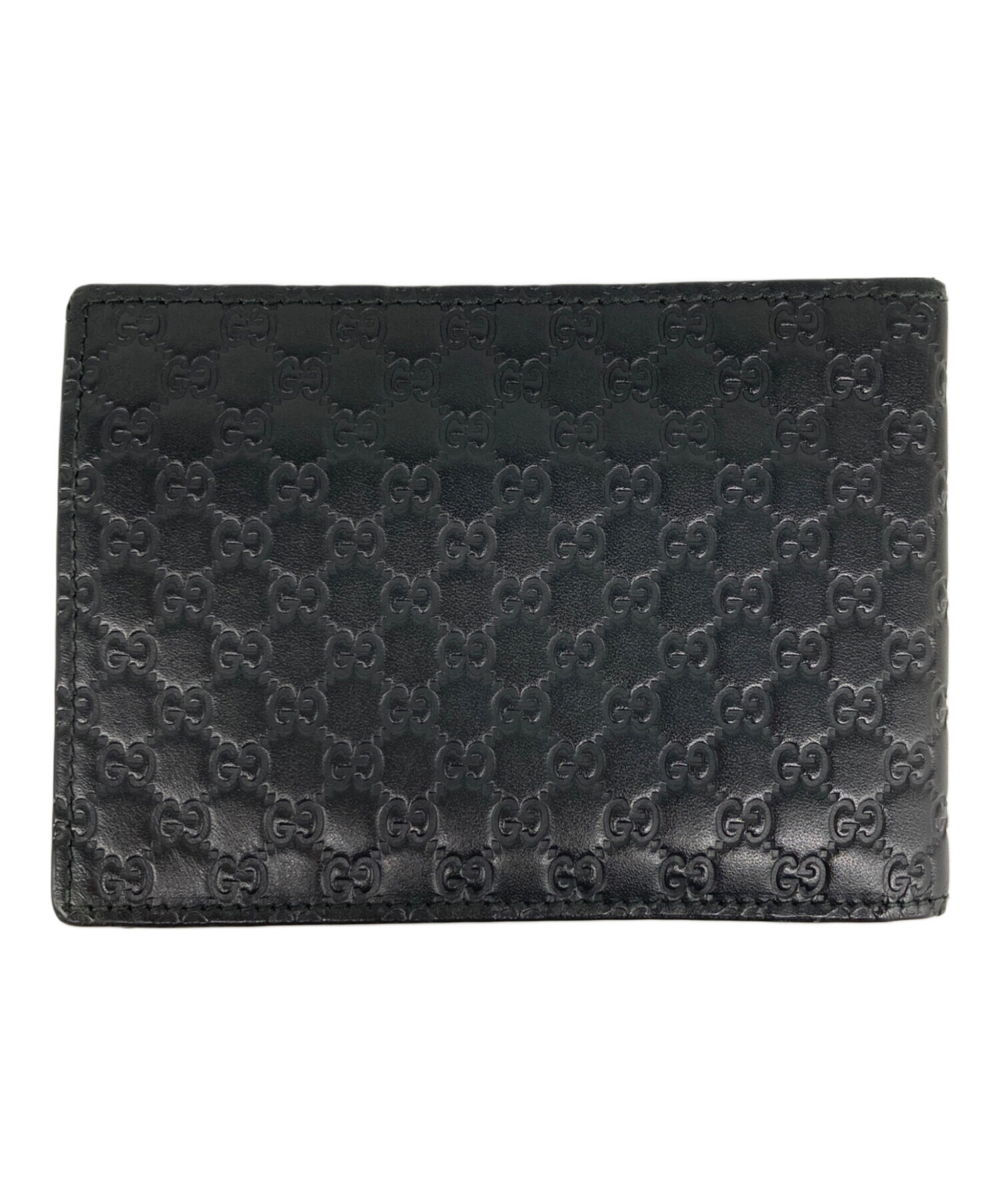 中古・古着通販】GUCCI (グッチ) マイクログッチシマ 2つ折り財布