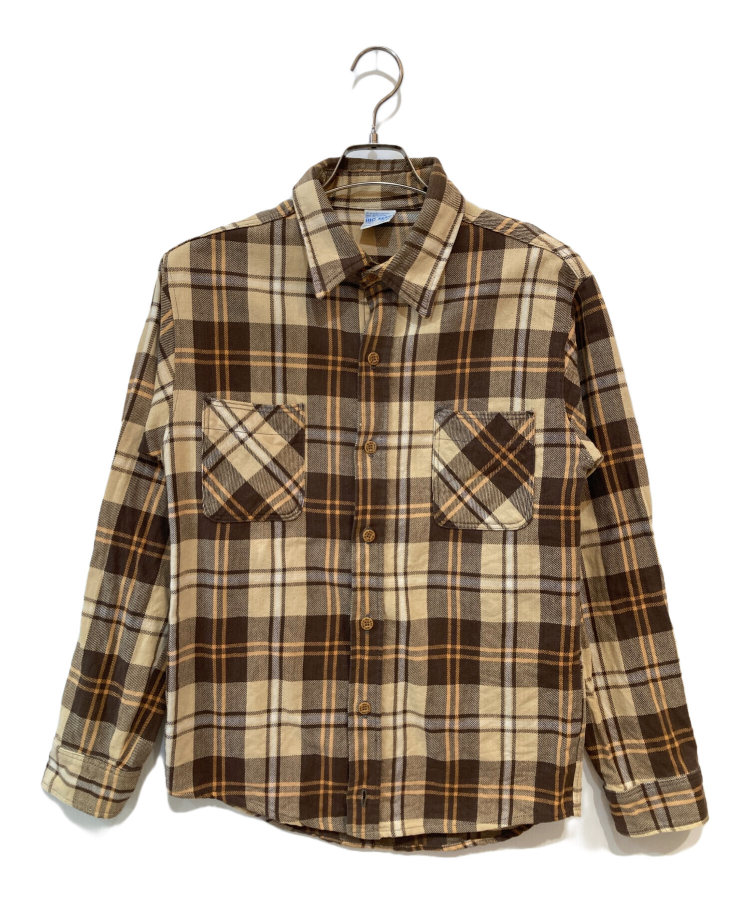 中古・古着通販】big mac (ビッグマック) 70s チェックシャツ ブラウン