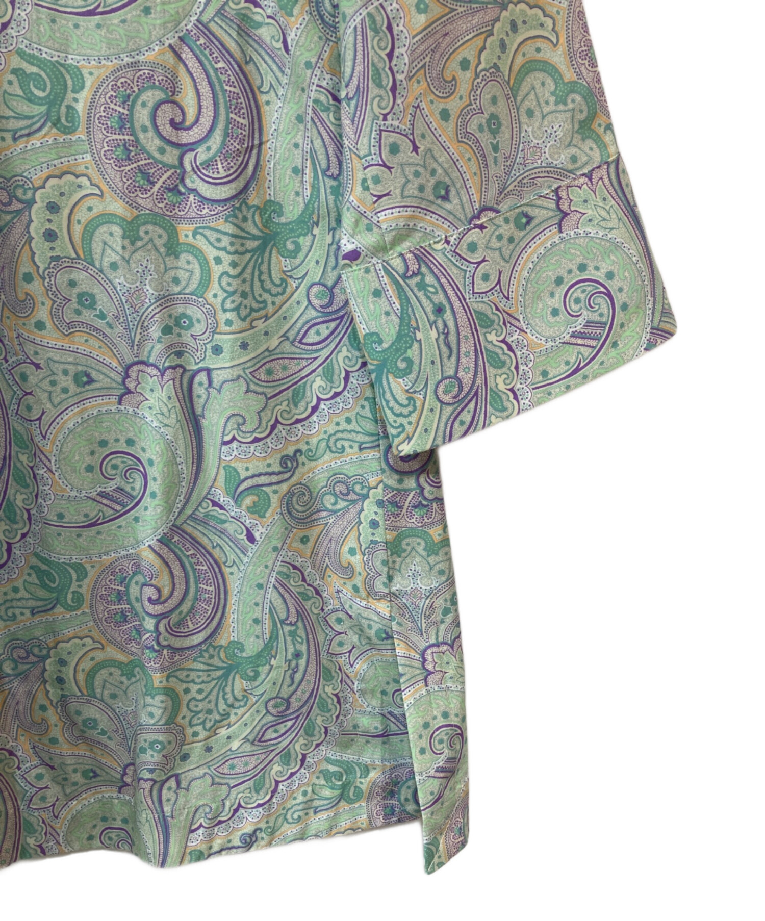 中古・古着通販】MaxMara (マックスマーラ) ペイズリーシャツ グリーン