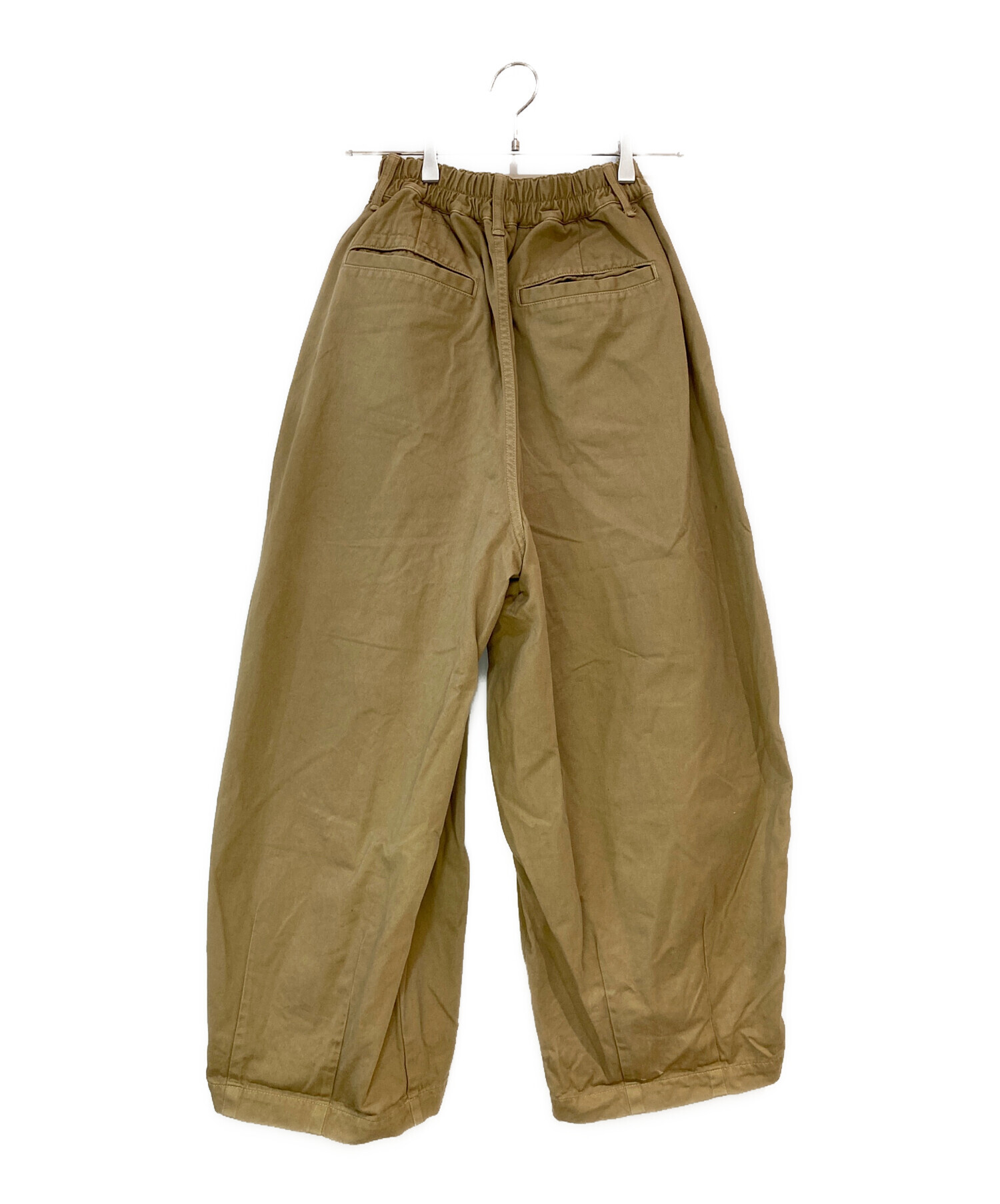 中古・古着通販】HARVESTY (ハーベスティー) サーカスパンツ ベージュ