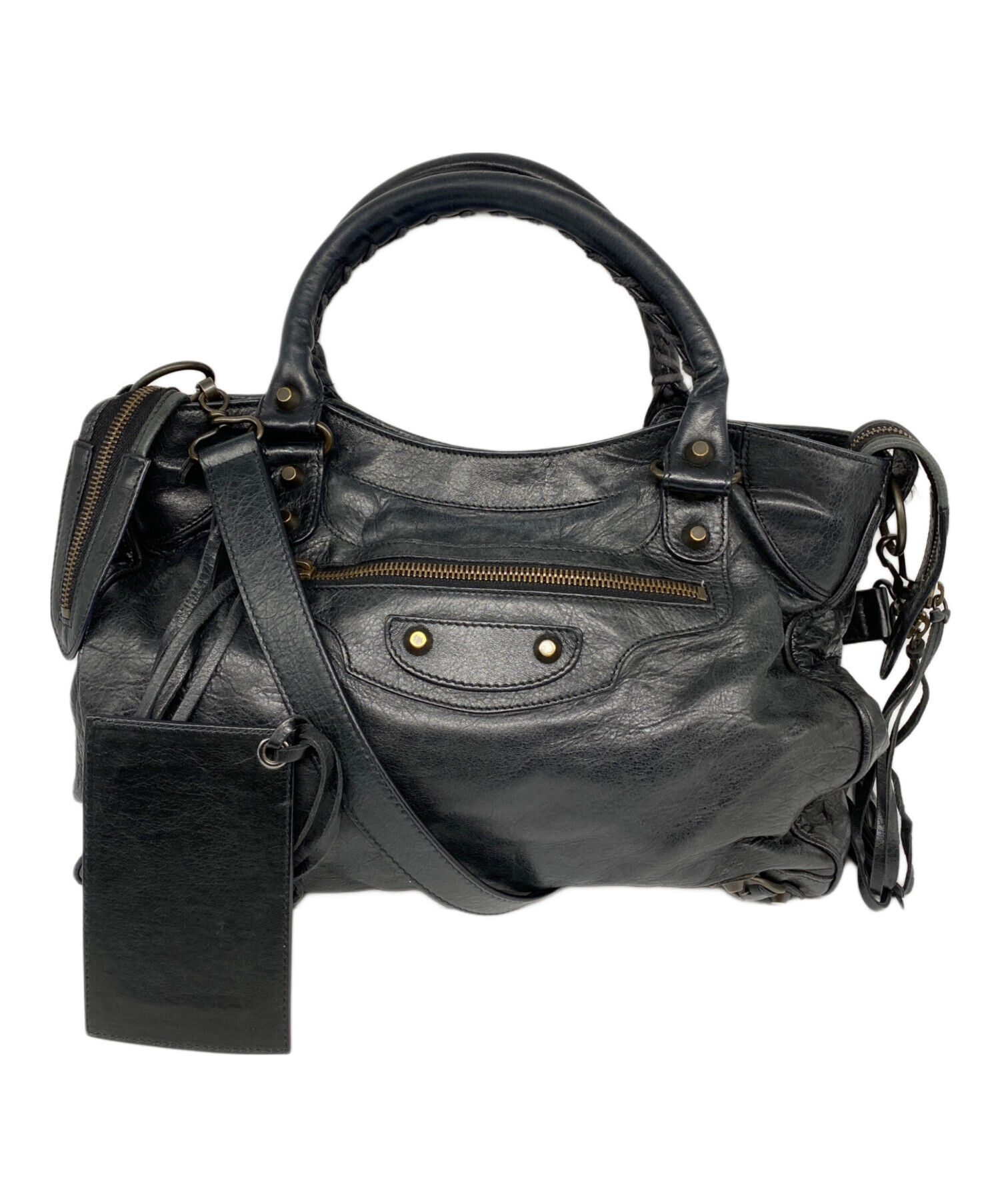 【R】バレンシアガ ヴェロ2wayバッグ 中古・古着通販】BALENCIAGA (バレンシアガ) クラシック ヴェロ 2WAY