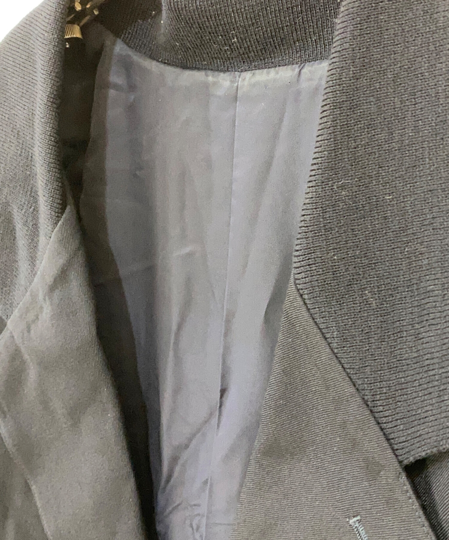 中古・古着通販】ISSEY MIYAKE (イッセイミヤケ) ニット切替テーラード