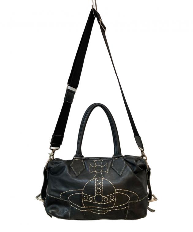 ヴィヴィアンウエストウッド 2way レザー ビッグオーブショルダーバッグ 中古・古着通販】Vivienne Westwood (ヴィヴィアンウエストウッド
