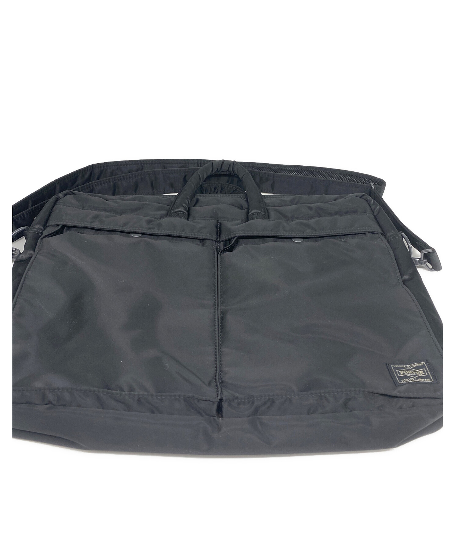 中古・古着通販】PORTER (ポーター) TANKER 2WAY BRIEFCASE ブラック