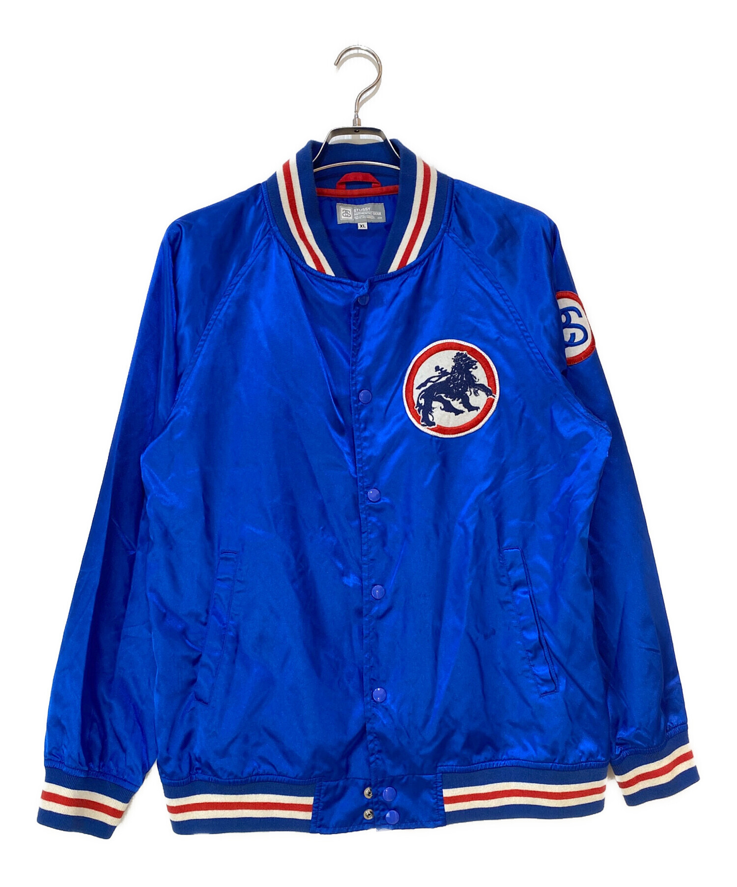 中古・古着通販】stussy (ステューシー) ナイロンスタジャン ブルー