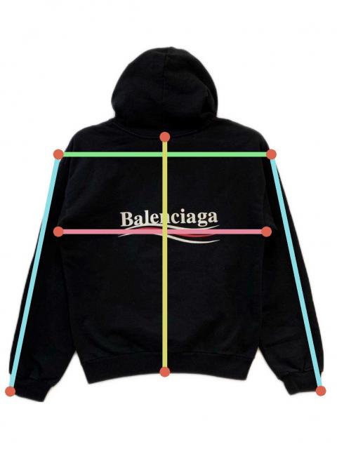 ★29日まで 破格 balenciaga CampaignLogo Hoodie Balenciaga Campaign Logo Hoodie – Justin Reed