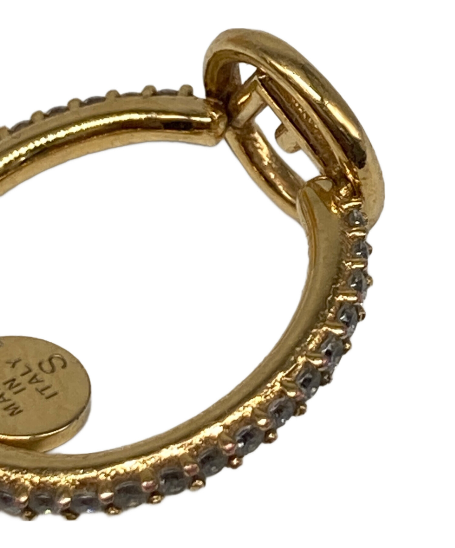 FENDI Fモチーフ ゴールドトーン リング　美品 中古・古着通販】FENDI (フェンディ) リング F IS FENDI ゴールド