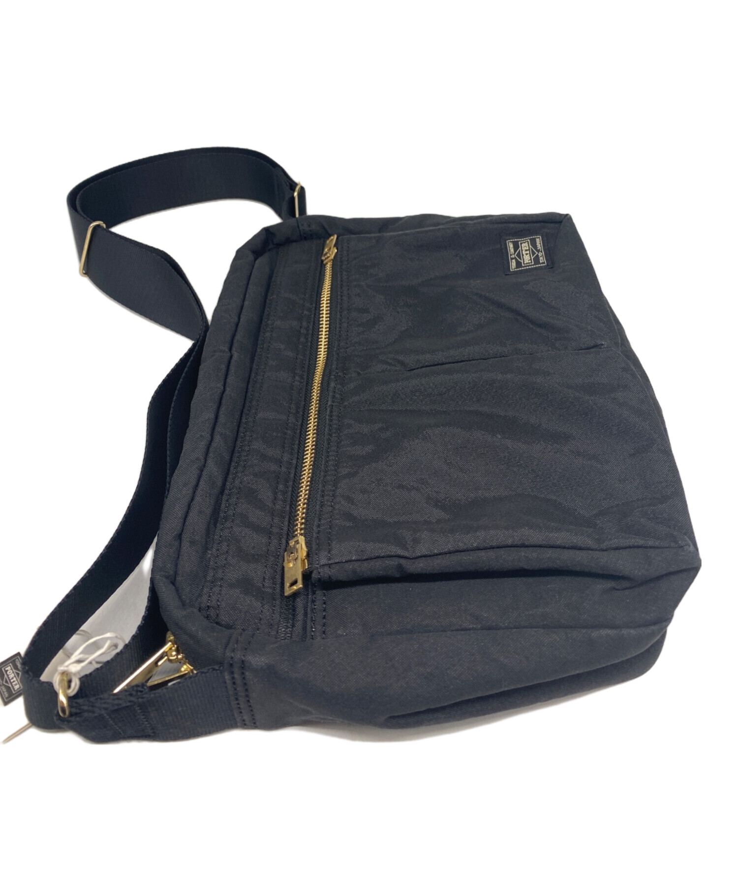 中古・古着通販】PORTER (ポーター) DRAFT SHOULDER BAG(S) ブラック