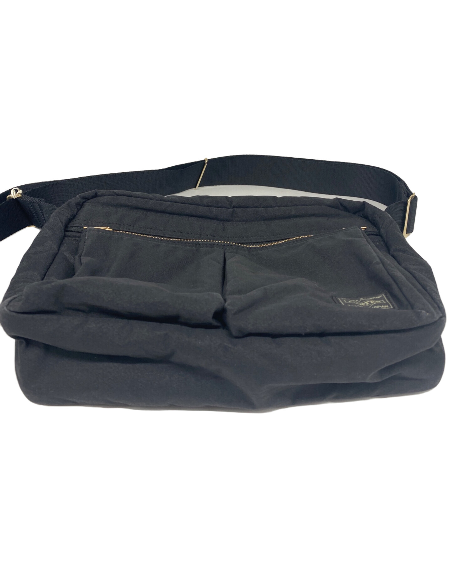 中古・古着通販】PORTER (ポーター) DRAFT SHOULDER BAG(S) ブラック