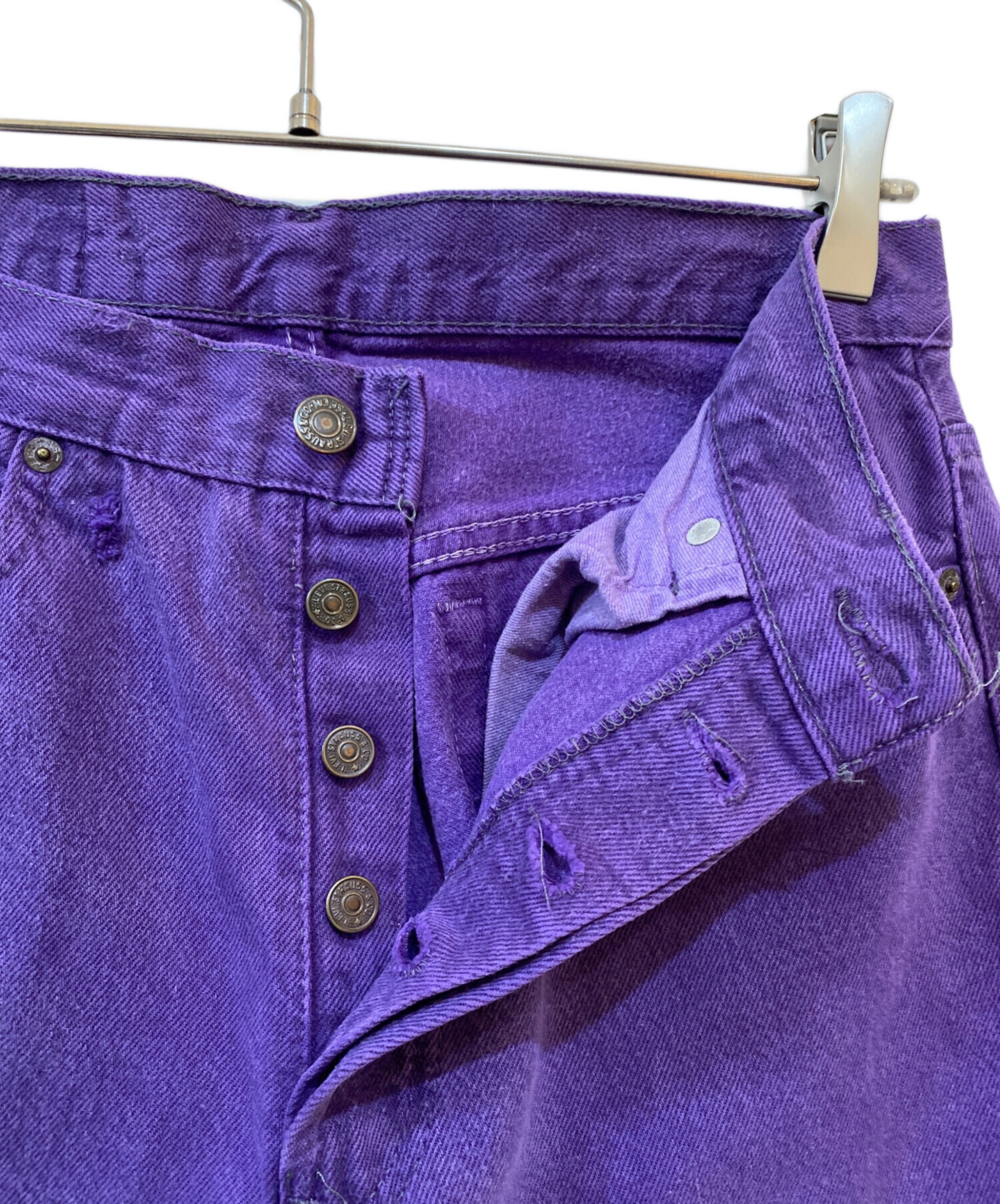 中古・古着通販】LEVI'S (リーバイス) デニムパンツ パープル サイズ