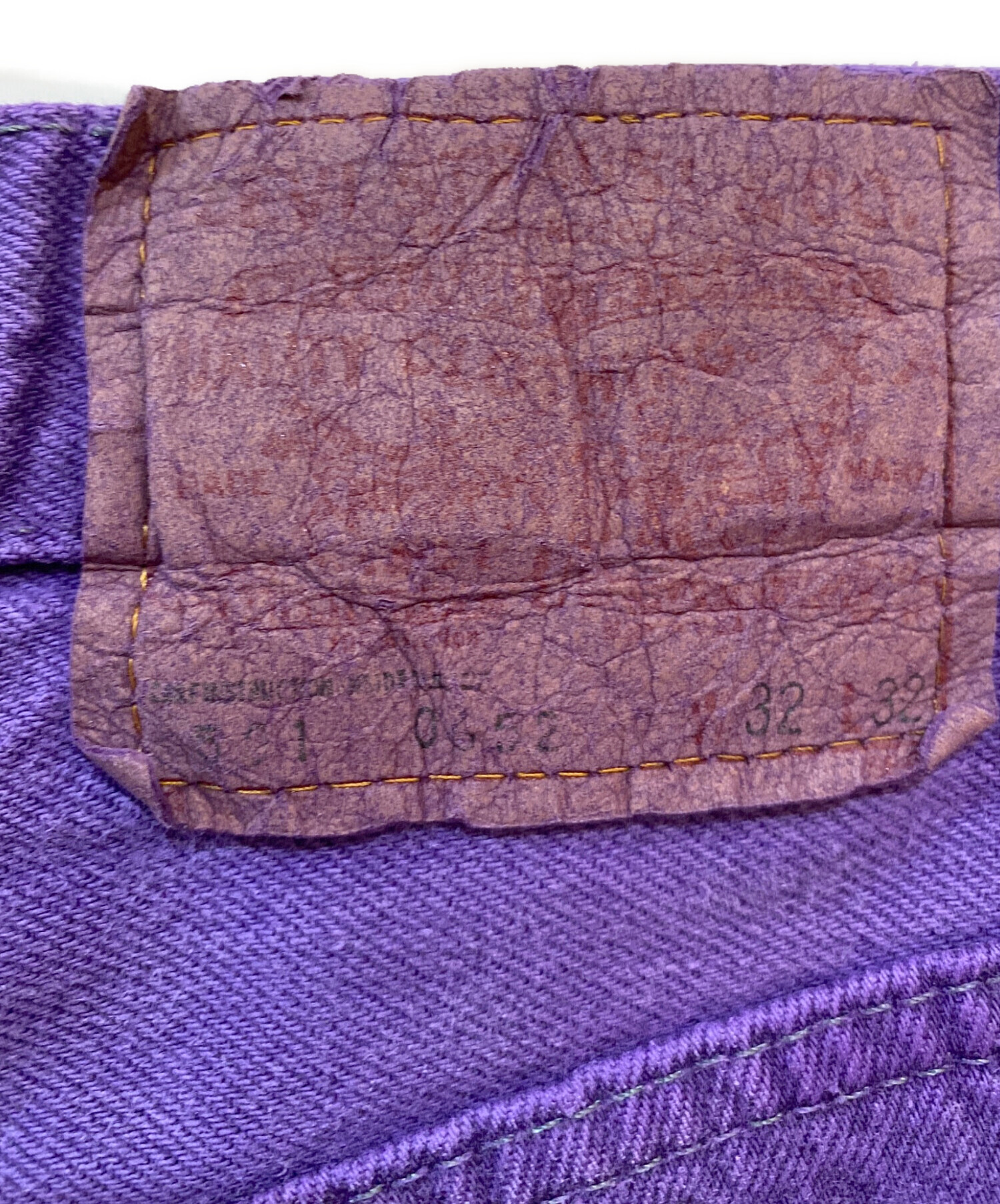中古・古着通販】LEVI'S (リーバイス) デニムパンツ パープル サイズ