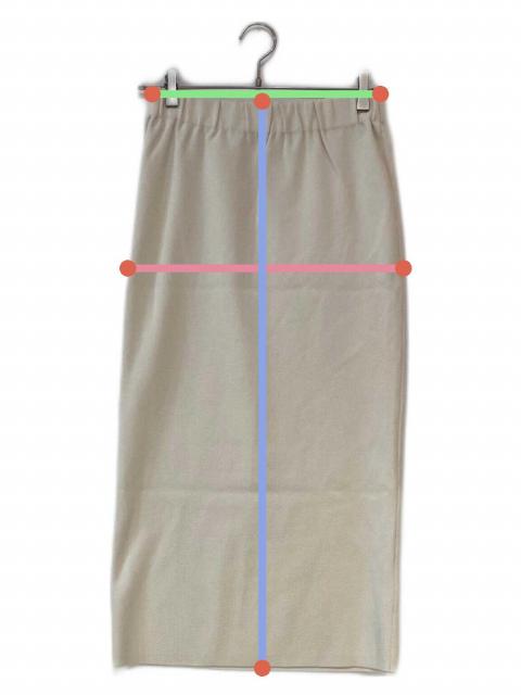 ★【新品タグ付き】L'Apartement アパルトモンIラインスカート【38】 中古・古着通販】L'appartement (アパルトモン) Knit Skirt アイボリー