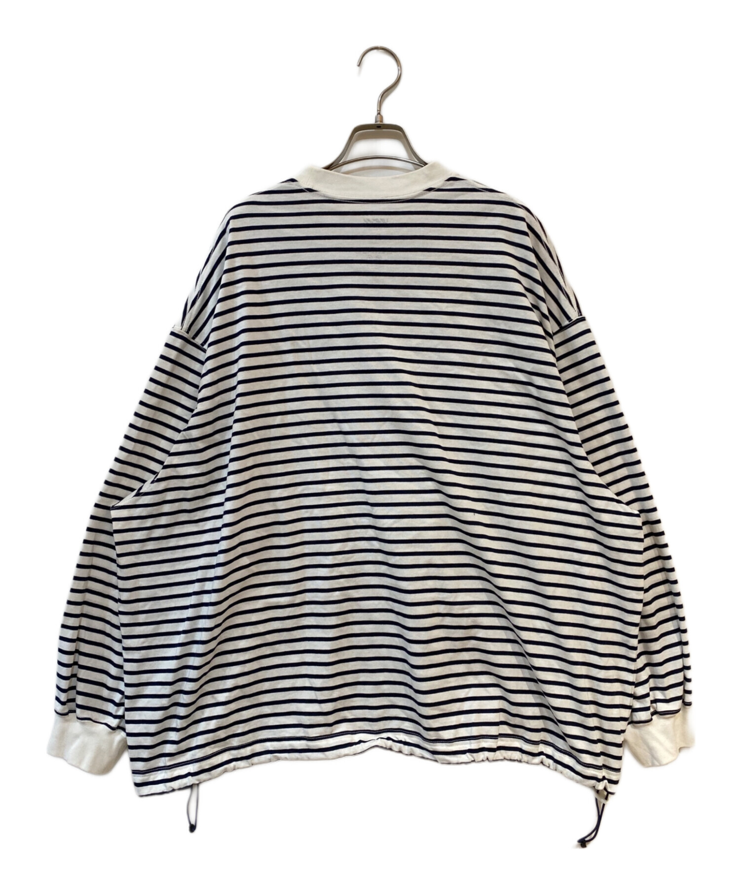 中古・古着通販】is-ness (イズネス) BALLOON STRIPES LONG SLEEVE T 