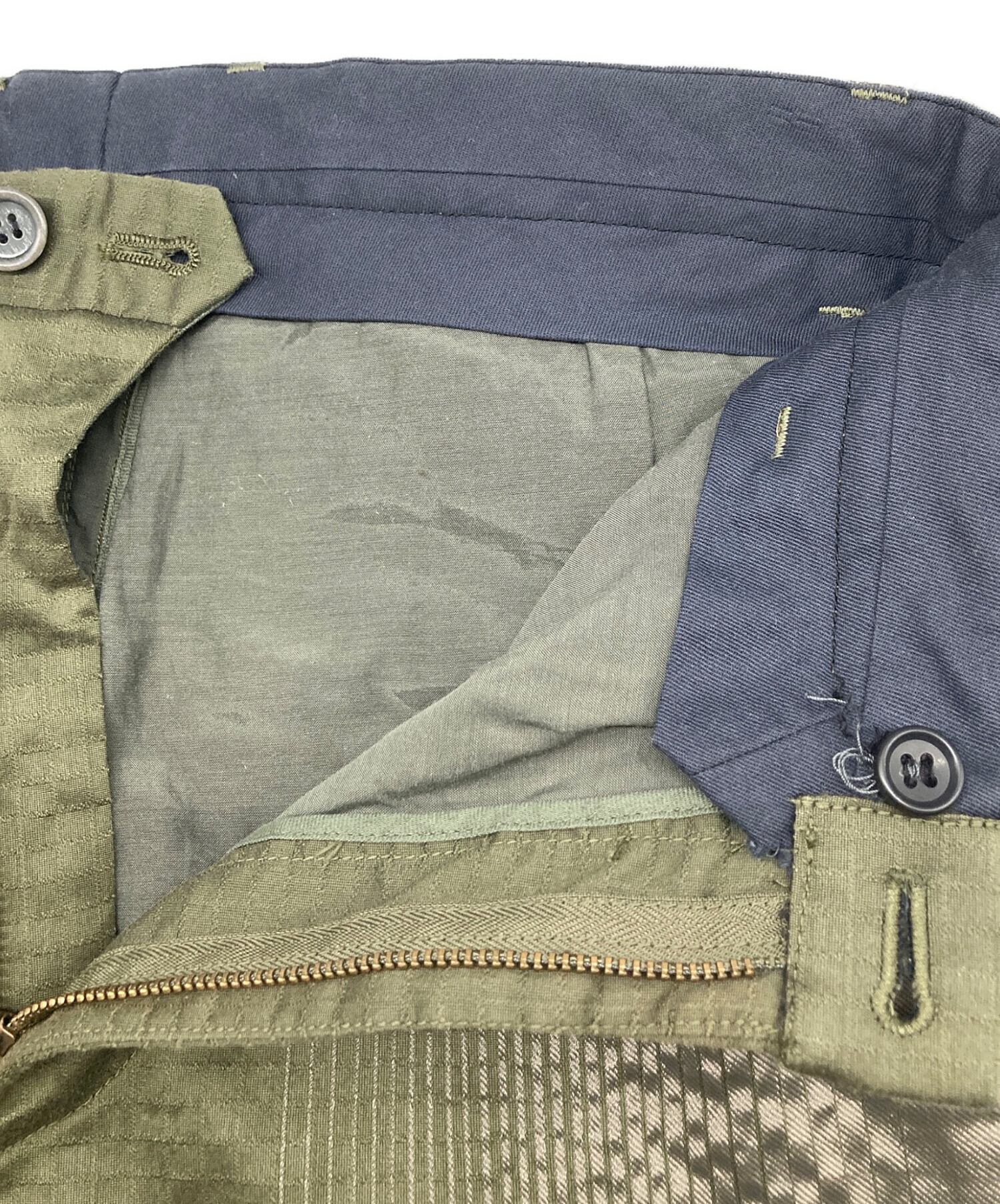 中古・古着通販】TAAKK (ターク) FADEAWAY SERIES TROUSERS カーキ 