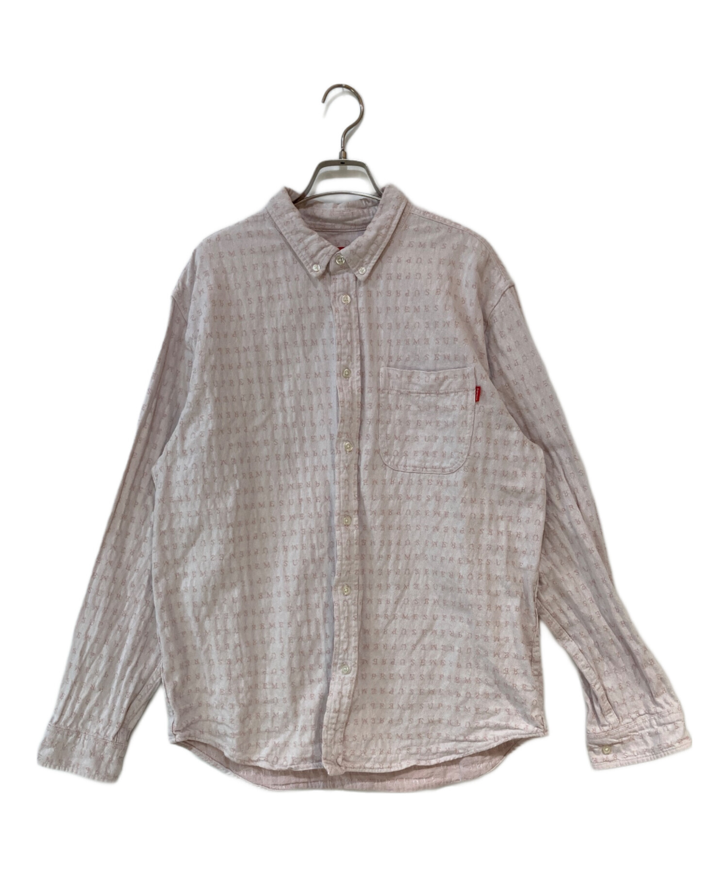 Supreme Jacquard Logos Denim Shirt デニム 中古・古着通販】SUPREME (シュプリーム) 20SS Jacquard Logos Denim