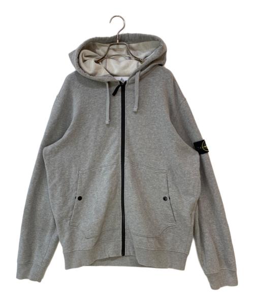 STONE  ストーンアイランド ジップアップパーカー グレー L STONE ISLAND（ストーン アイランド） Old Treatment Zip up Hoodie