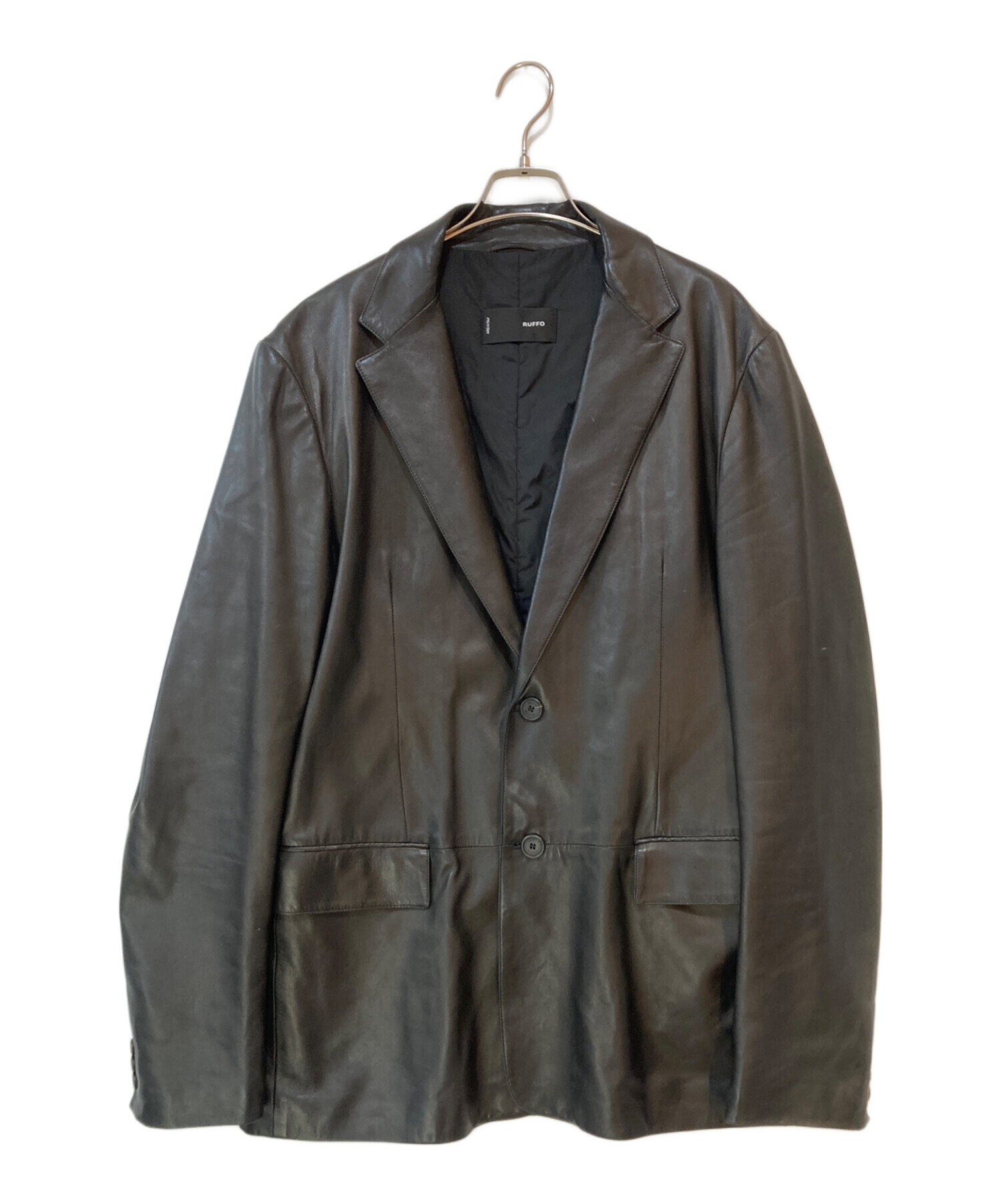 【定価25万円】 RUFFO レザージャケット 50 楽天市場】RUFFO / ルッフォ｜ラムナッパレザーシングルライダース