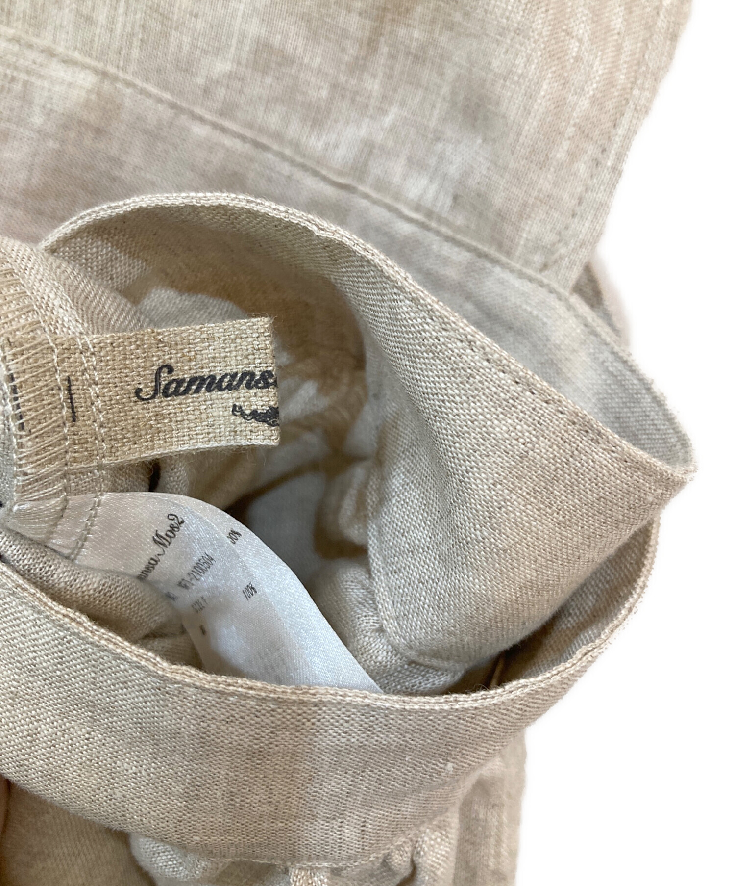 中古・古着通販】Samansa Mos2 (サマンサモスモス) 立川限定 リネン