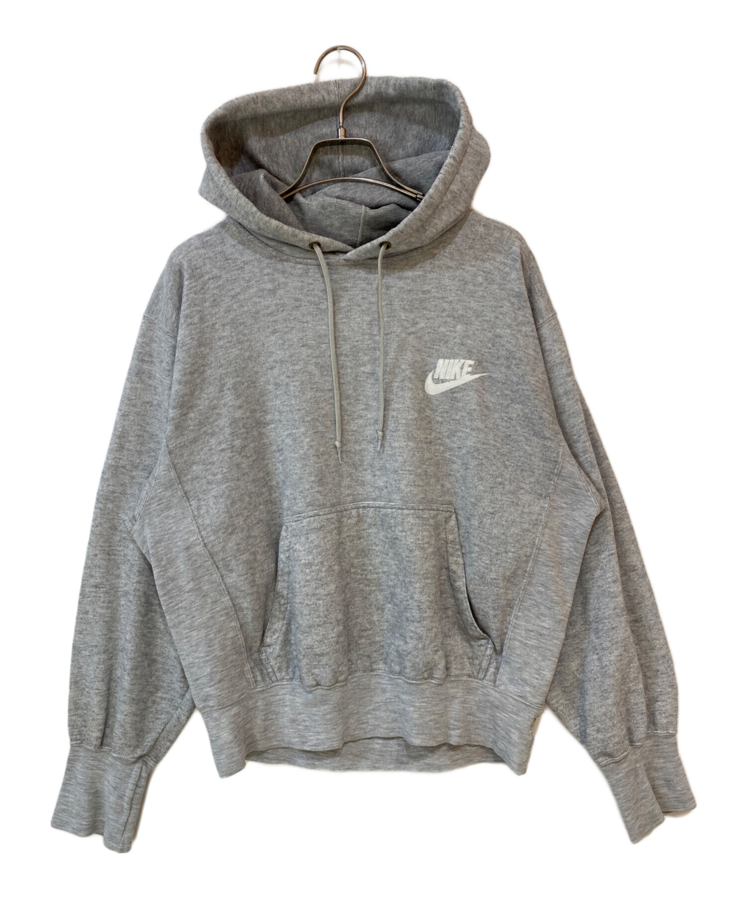 中古・古着通販】NIKE (ナイキ) オールドプルオーバーパーカー グレー