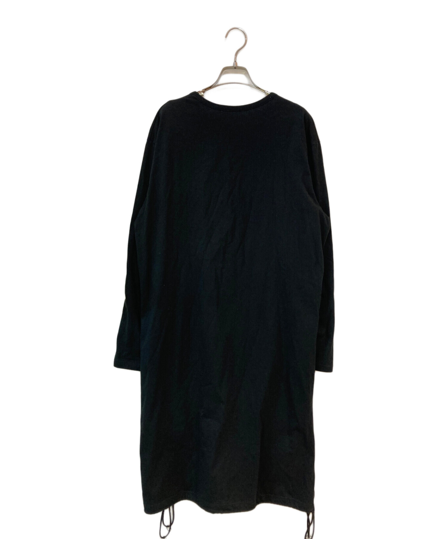 美品 ground y グラウンドワイ ロング カットソー 寺田てら 3 黒 中古・古着通販】GROUND Y (グラウンドワイ) 20SS Jersey A Tied Long