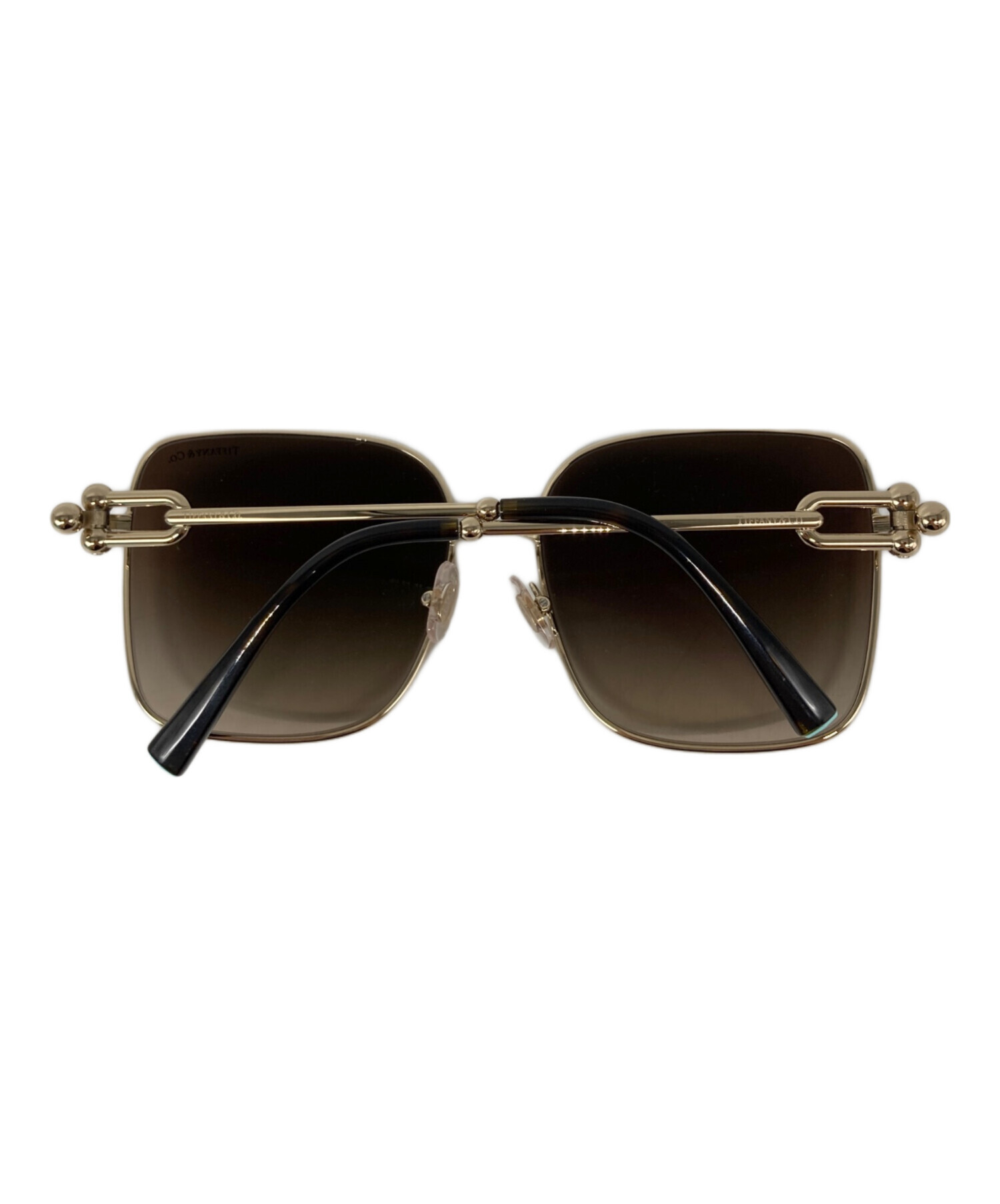 TIFFANY &amp; CO. ティファニー サングラス  茶 【古着】【中古】【送料無料】 中古・古着通販】TIFFANY & Co. (ティファニー) ハードウェアモチーフ