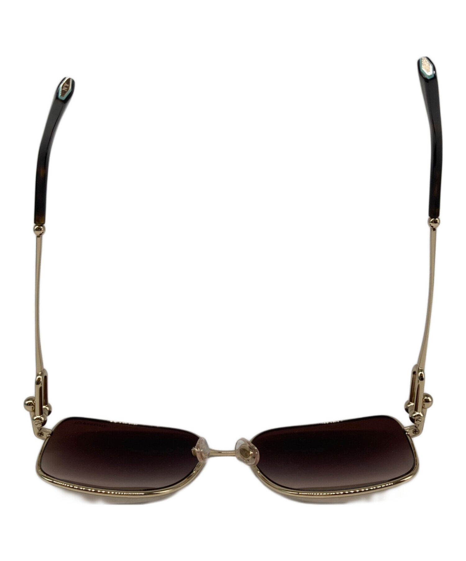 TIFFANY & CO. ティファニー サングラス  茶 【古着】【中古】【送料無料】 中古・古着通販】TIFFANY & Co. (ティファニー) ハードウェアモチーフ