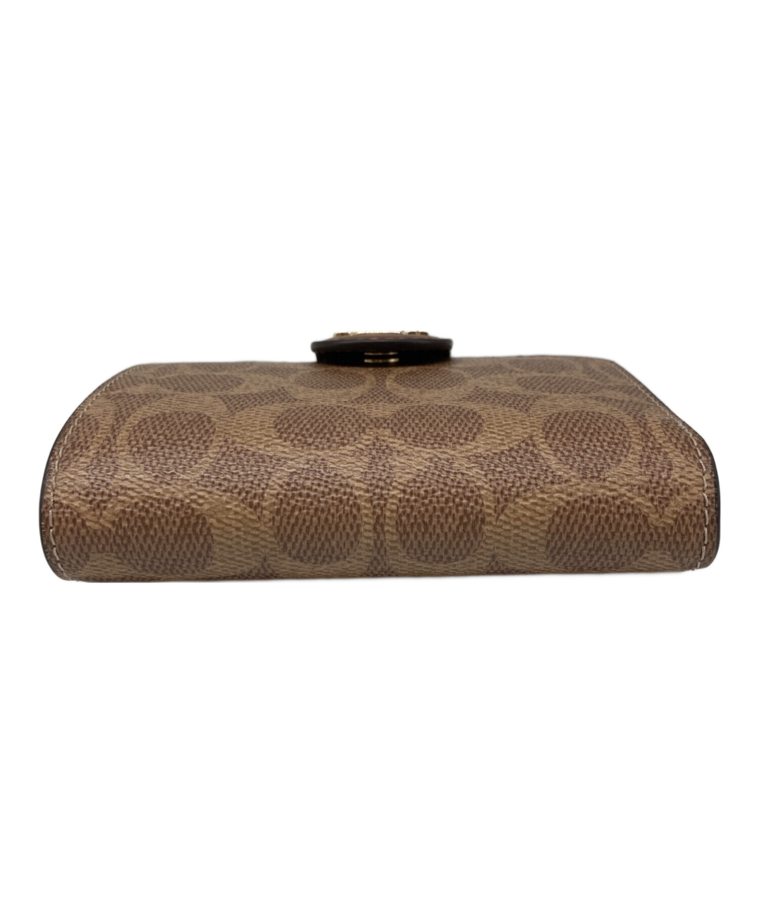 【新品未使用】COACH コーチ　ミディアムコーナージップウォレット　茶 COACH（コーチ） ☆COACH☆ 財布 ミディアム コーナージップウォレット