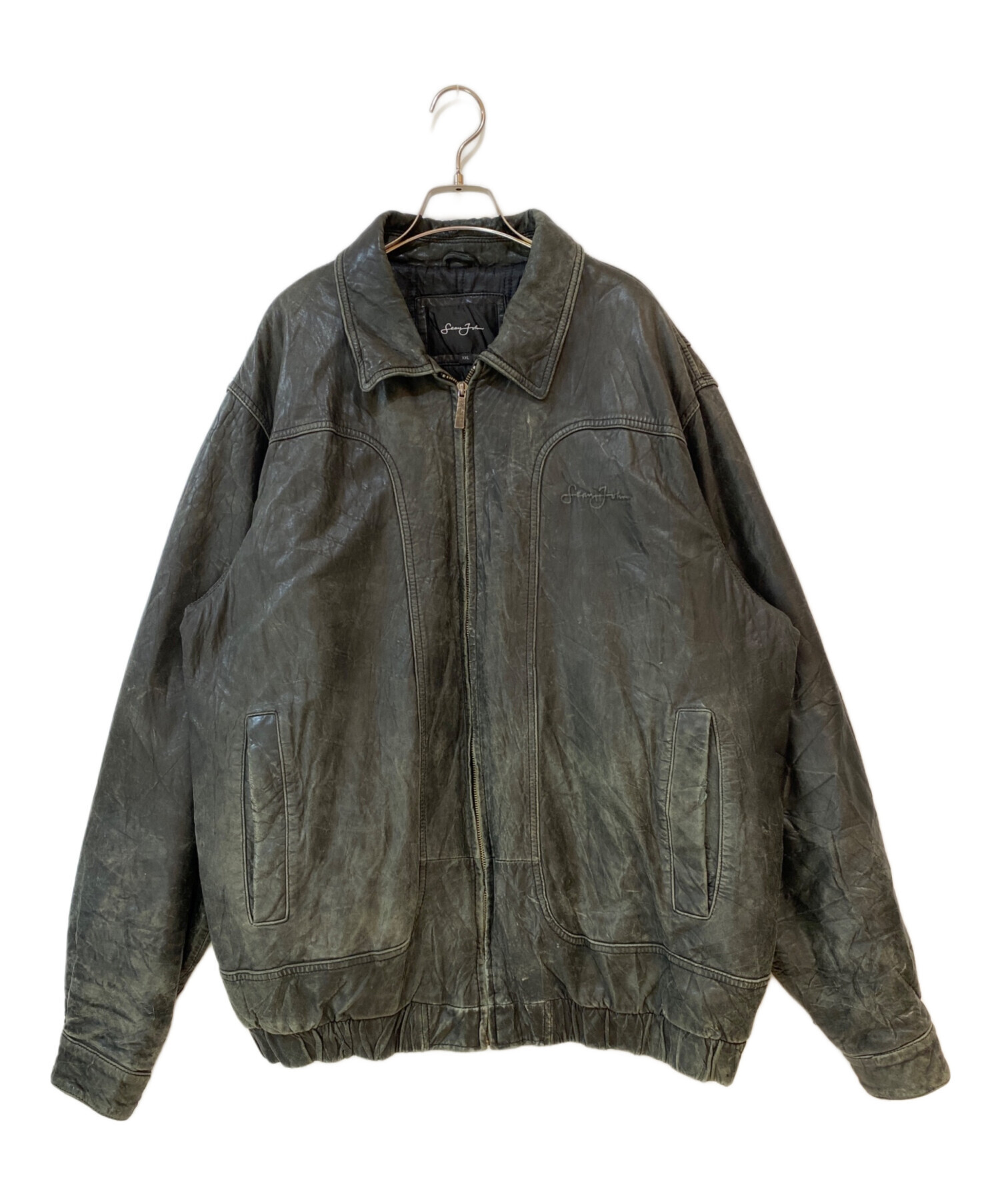 中古・古着通販】SEAN JOHN (ショーンジョン) レザージャケット 