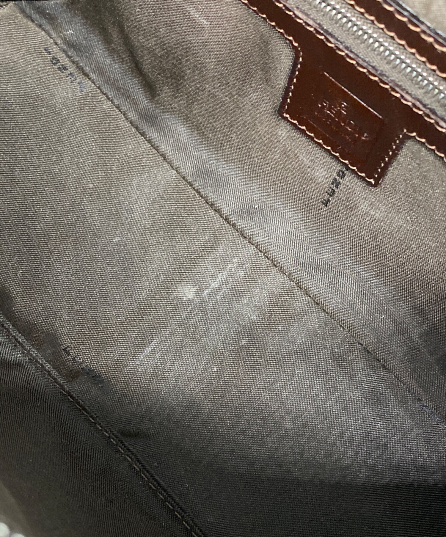 中古・古着通販】FENDI (フェンディ) ズッカ柄 セミショルダーバッグ 