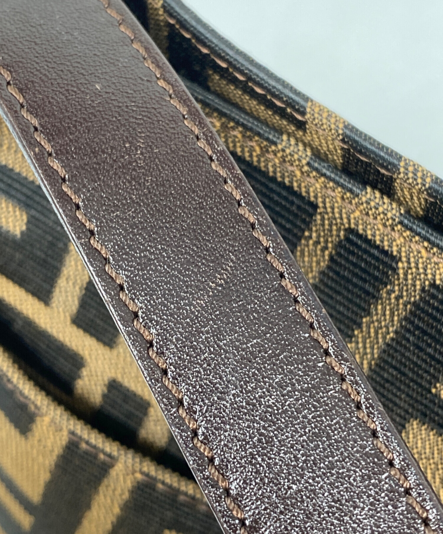 中古・古着通販】FENDI (フェンディ) ズッカ柄 セミショルダーバッグ 