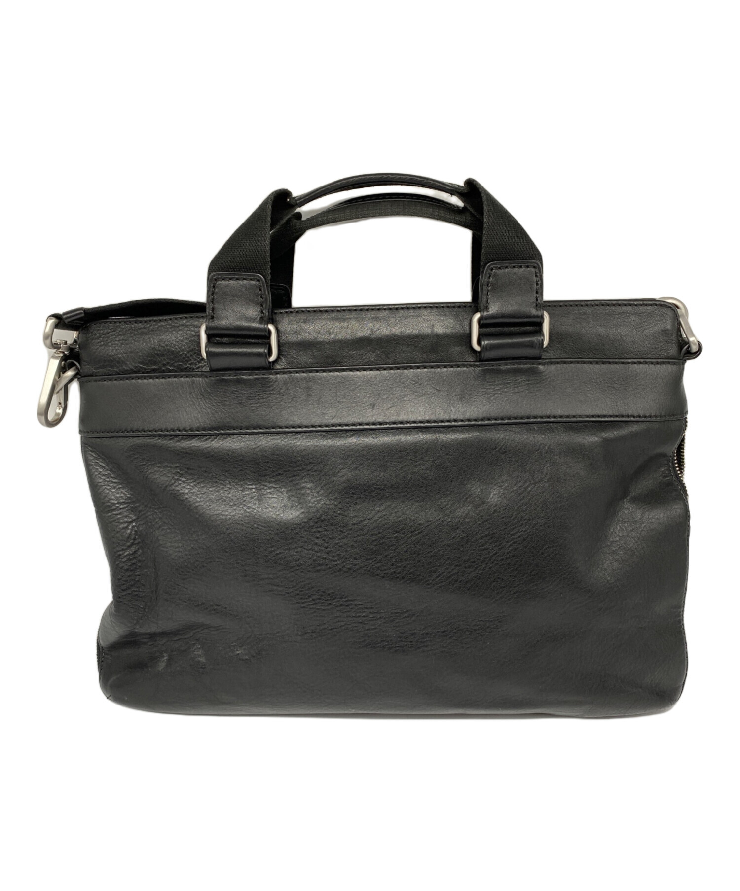 良品　トゥミ　2way ビジネスバック　ショルダーバッグ 2層　バリスティック 中古・古着通販】TUMI (トゥミ) 2WAYショルダーバッグ ブラック