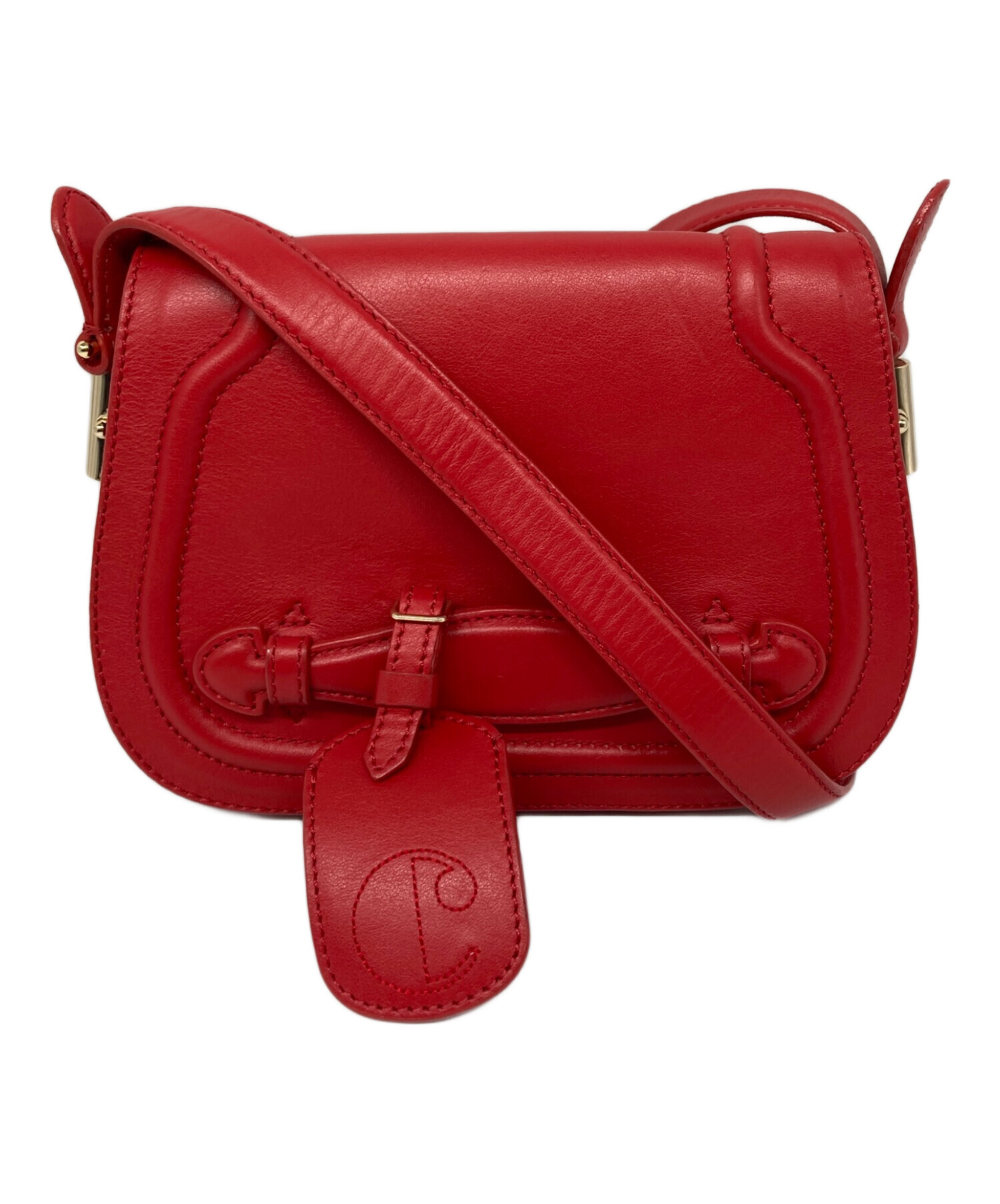中古・古着通販】CARVEN (カルヴェン) TWIN SADDLE BAG レッド 
