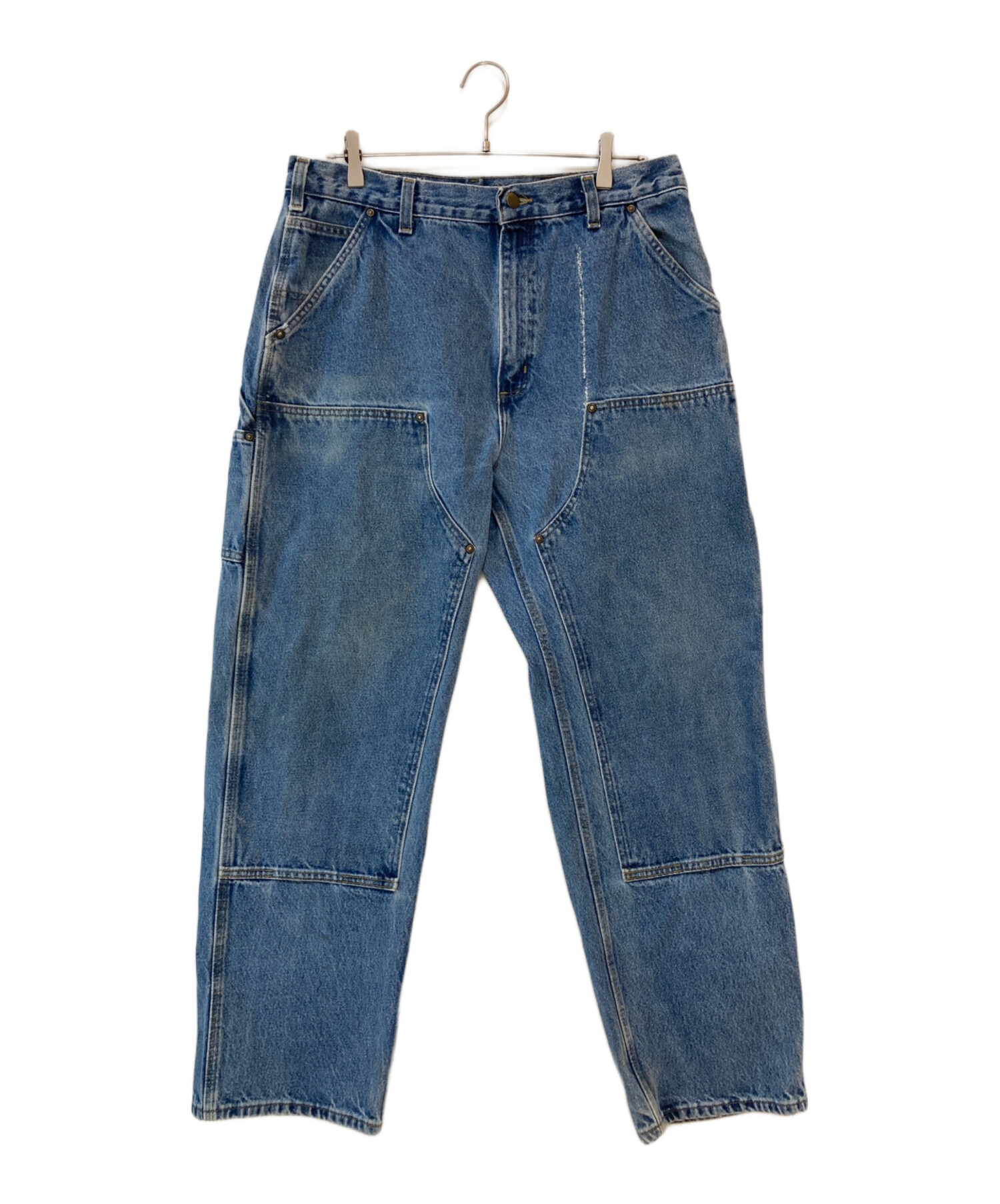 Carhartt ダブルニー ペインターパンツ デニム 34x32 カーハート 中古・古着通販】CarHartt (カーハート) ダブルニー デニム ペインター